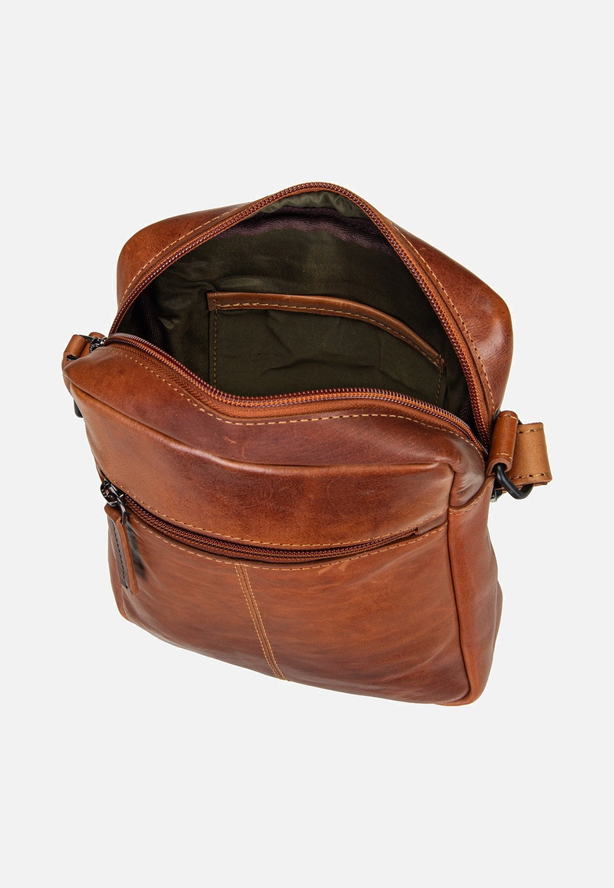 Greenburry Newport 2120 Caramel Crossbody Bag