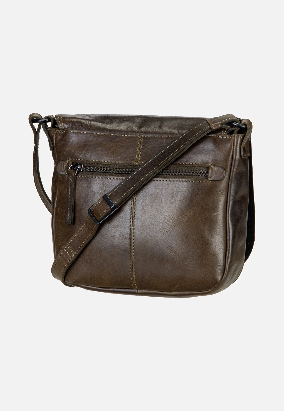 Greenburry Newport 2121 British Green Crossbody Bag