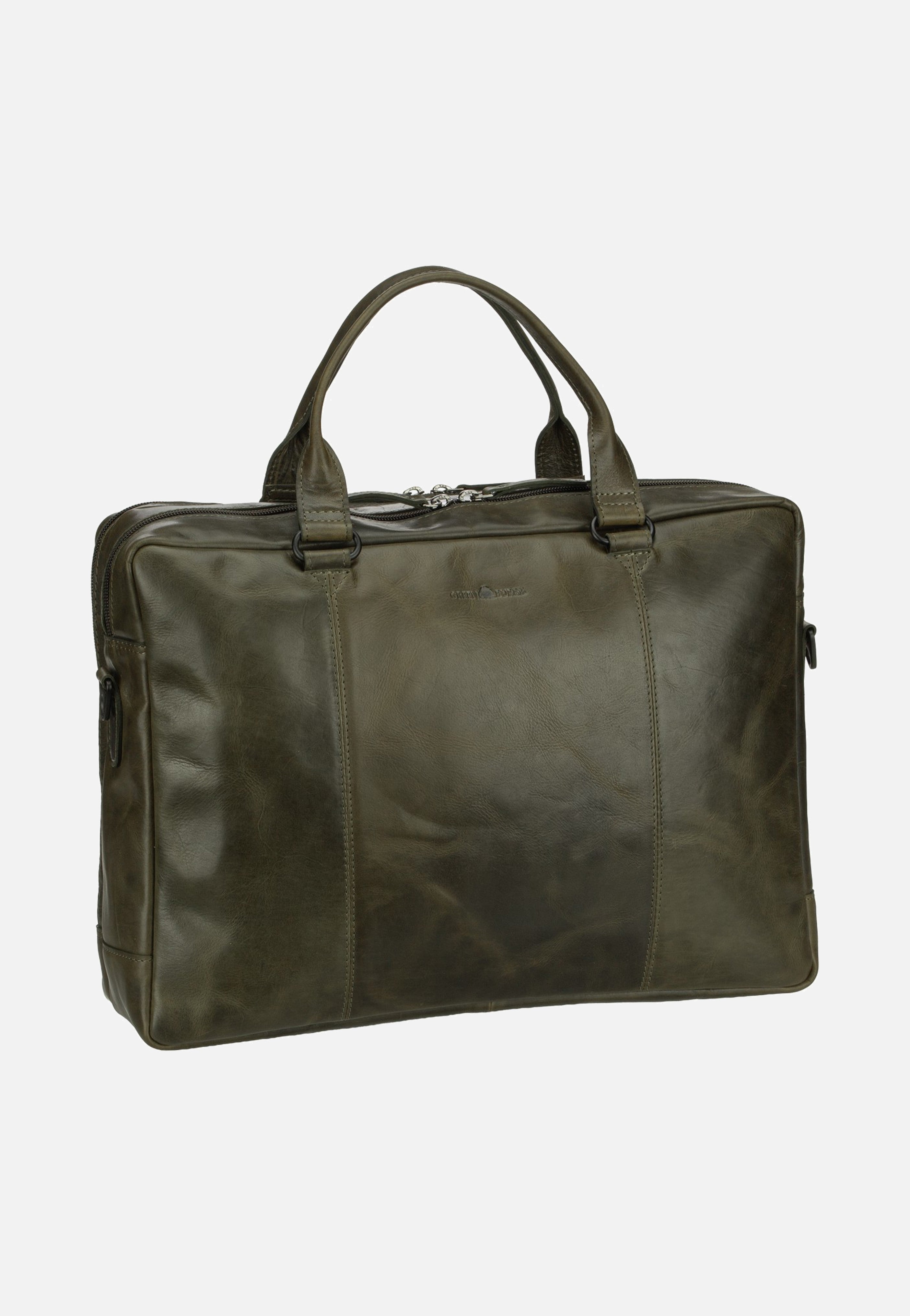 Greenburry Newport Business Tasche British Green Briefcase