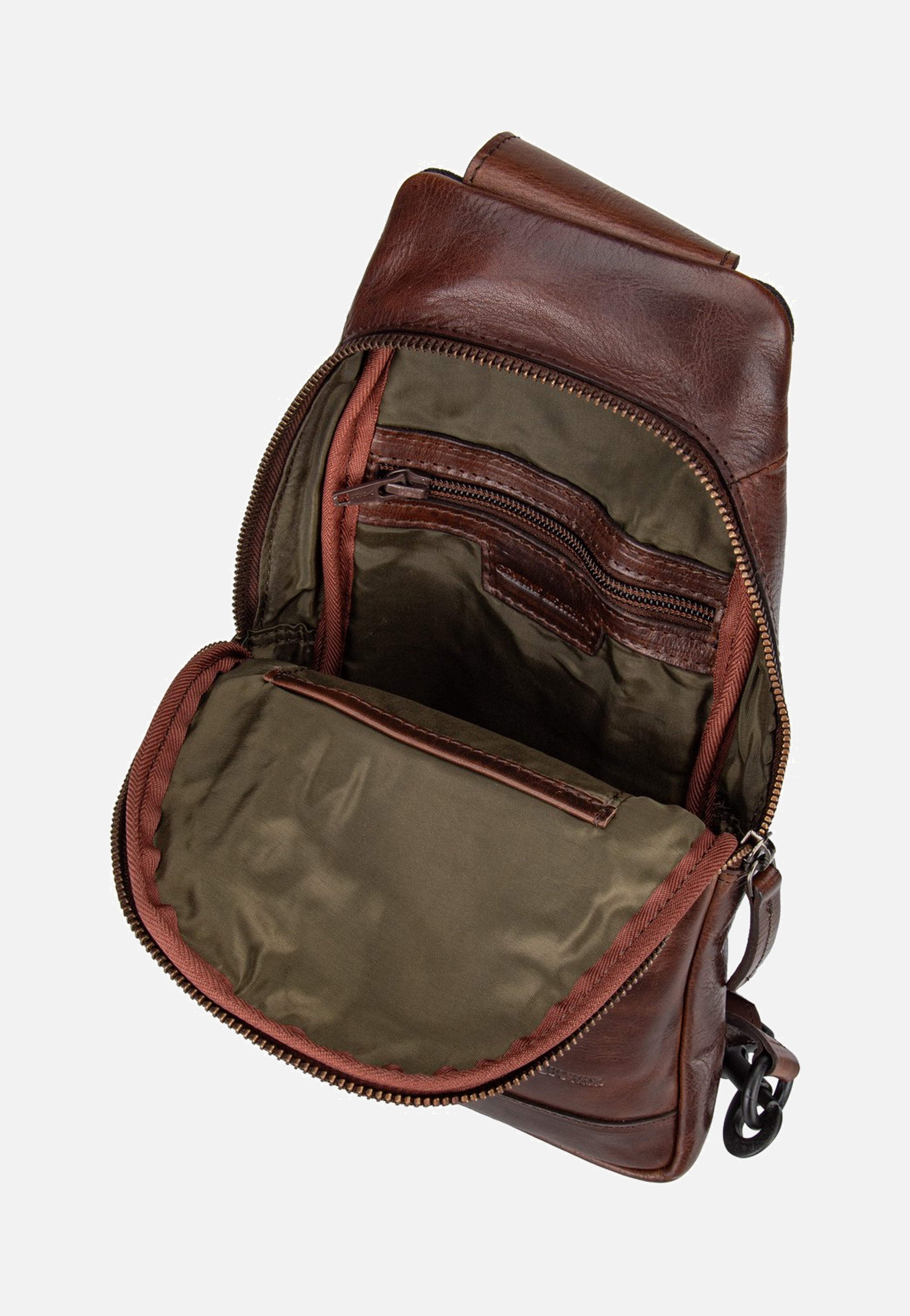 Greenburry Newport Crossover-Bag Coffee Crossbody Bag