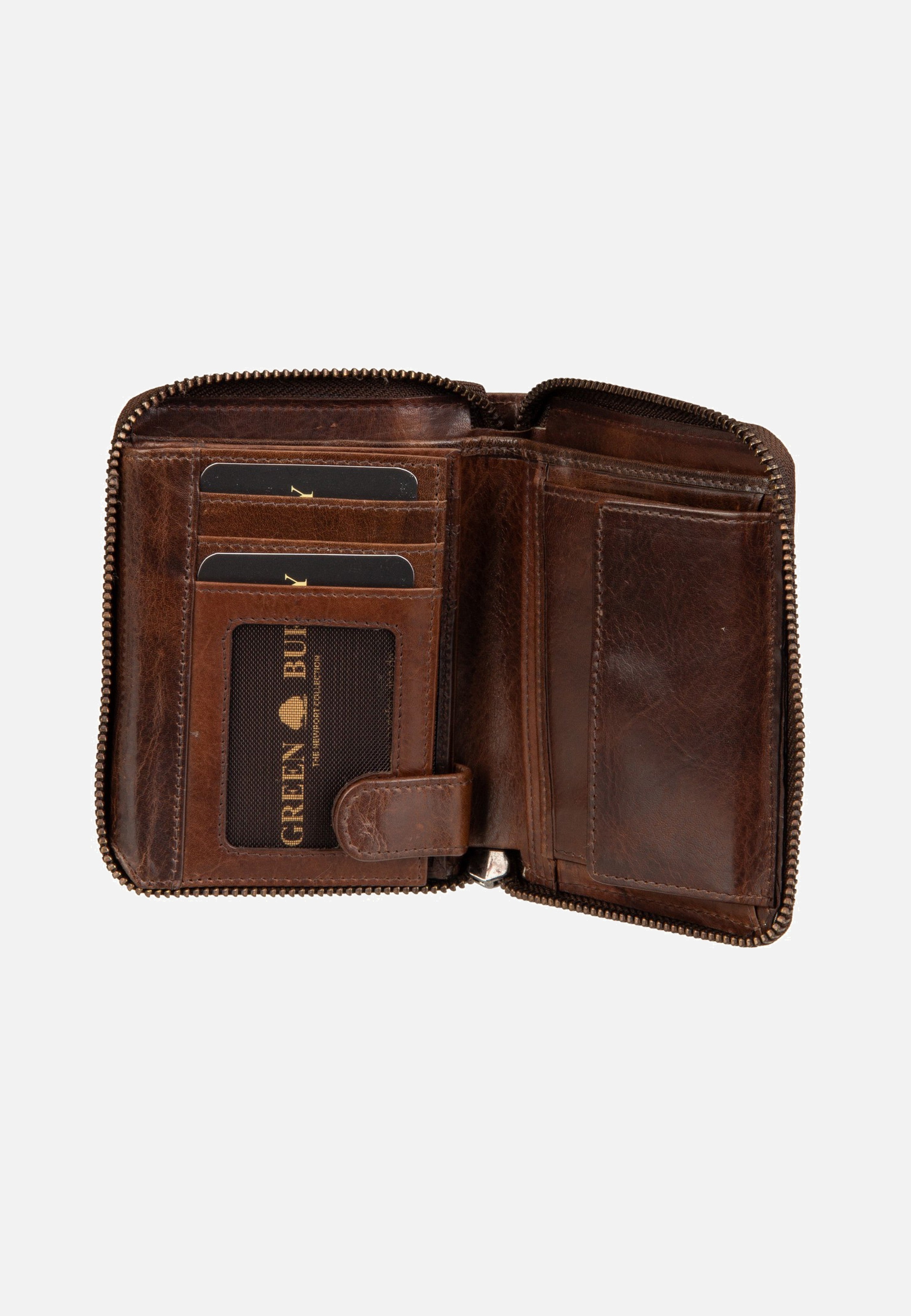 Greenburry - Newport Rv-Damenbörse RFID Coffee - Wallet | Neutral-Image