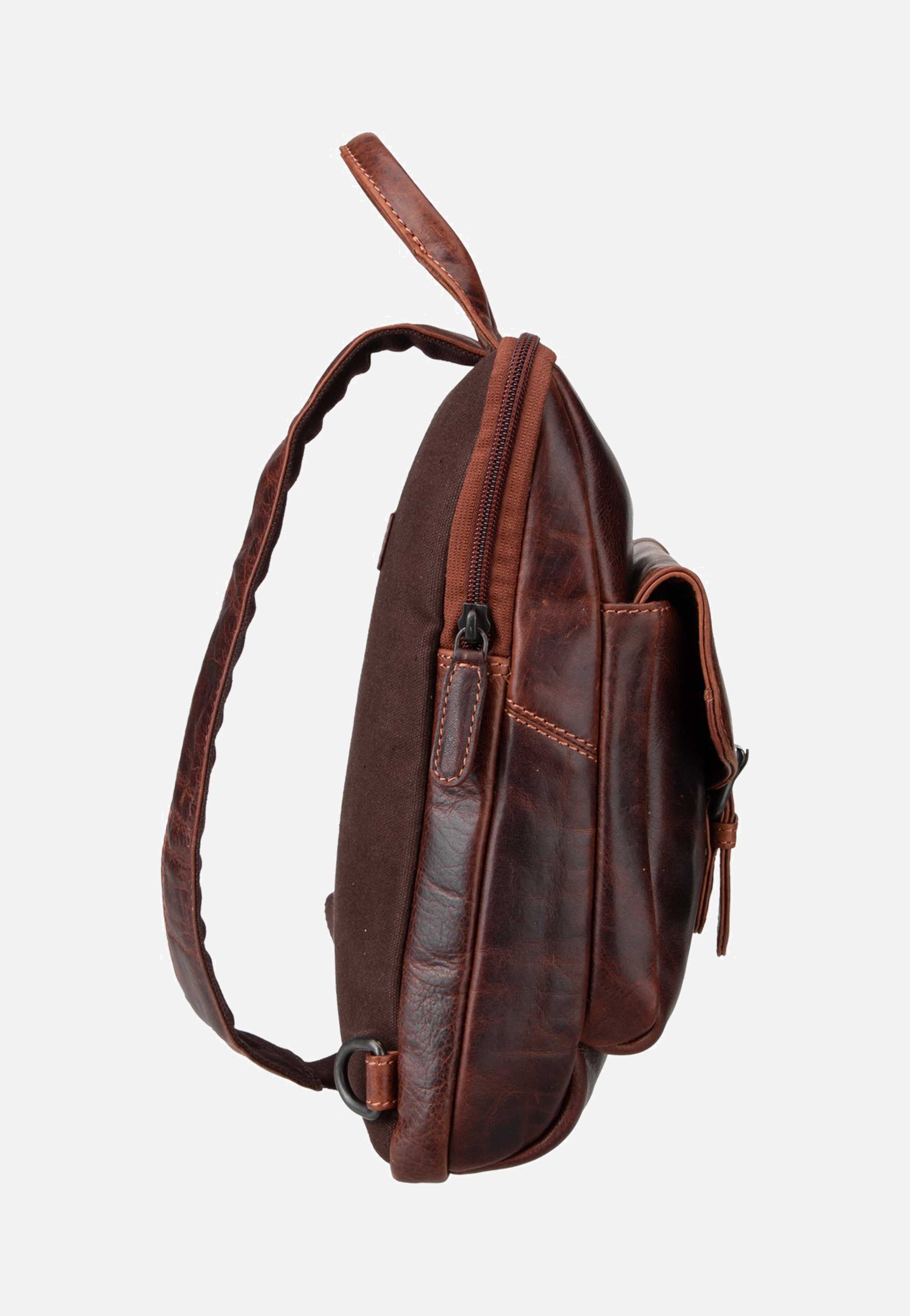 Greenburry - Rugged Body-Crossover Bag I Teak Brown - Crossbody Bag | Neutral-Image