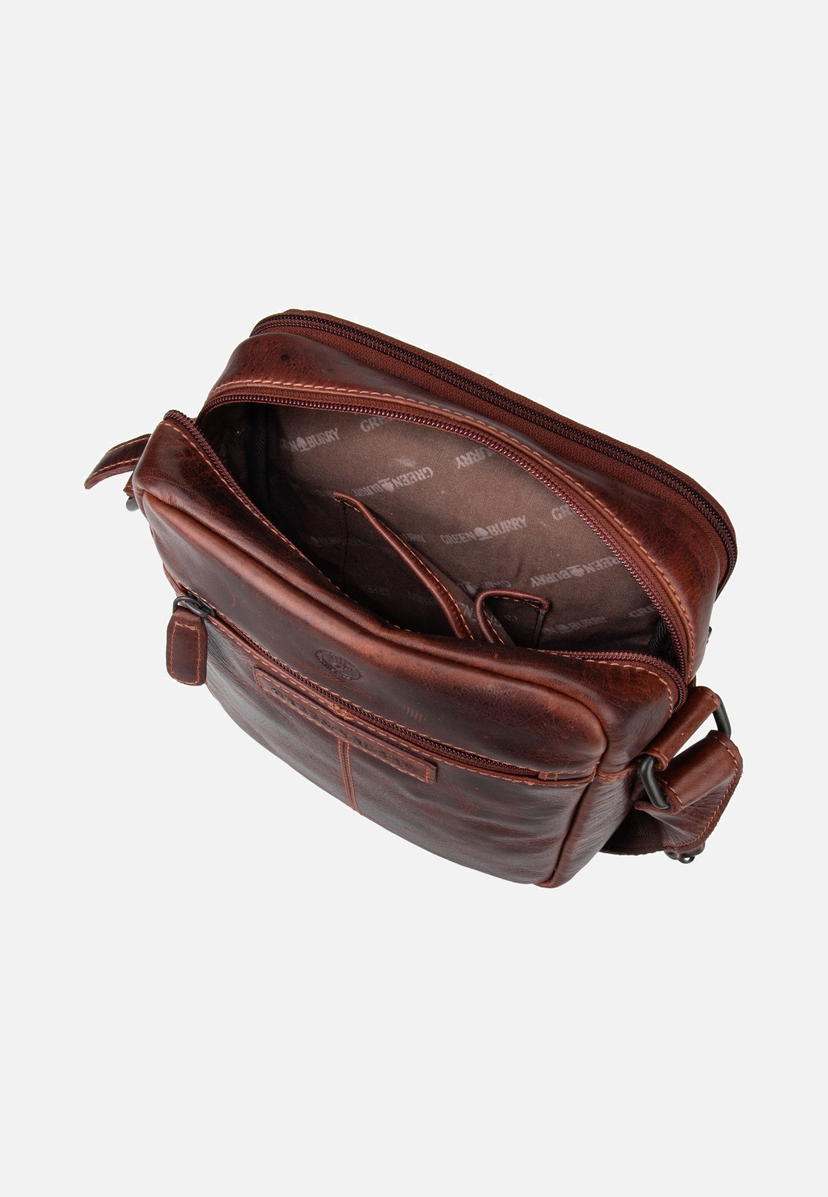 Greenburry - Rugged Shoulderbag L Teak Brown - Shoulder Bag | Neutral-Image
