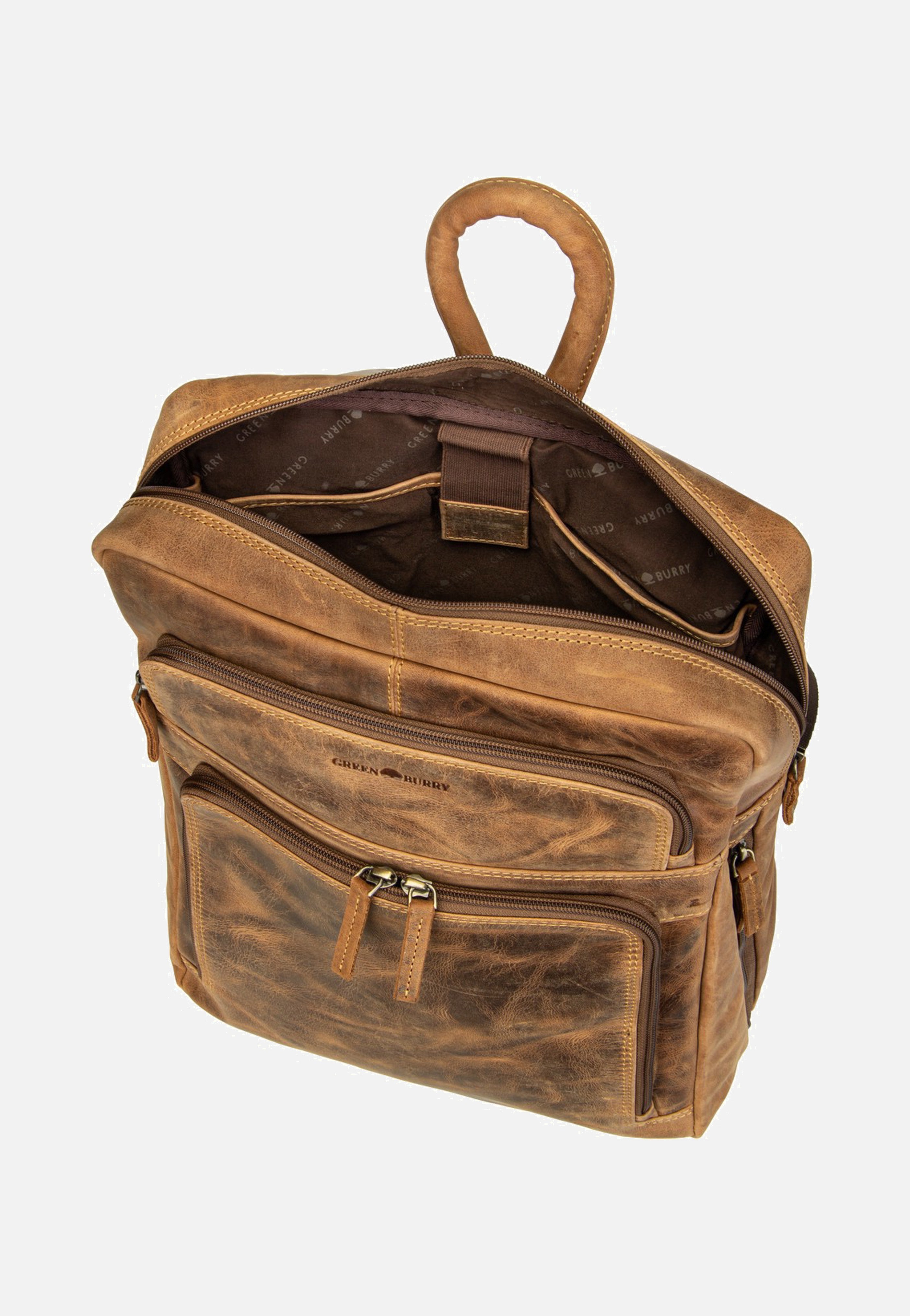 Greenburry Vintage Business Project 1 Sattelbraun Backpack