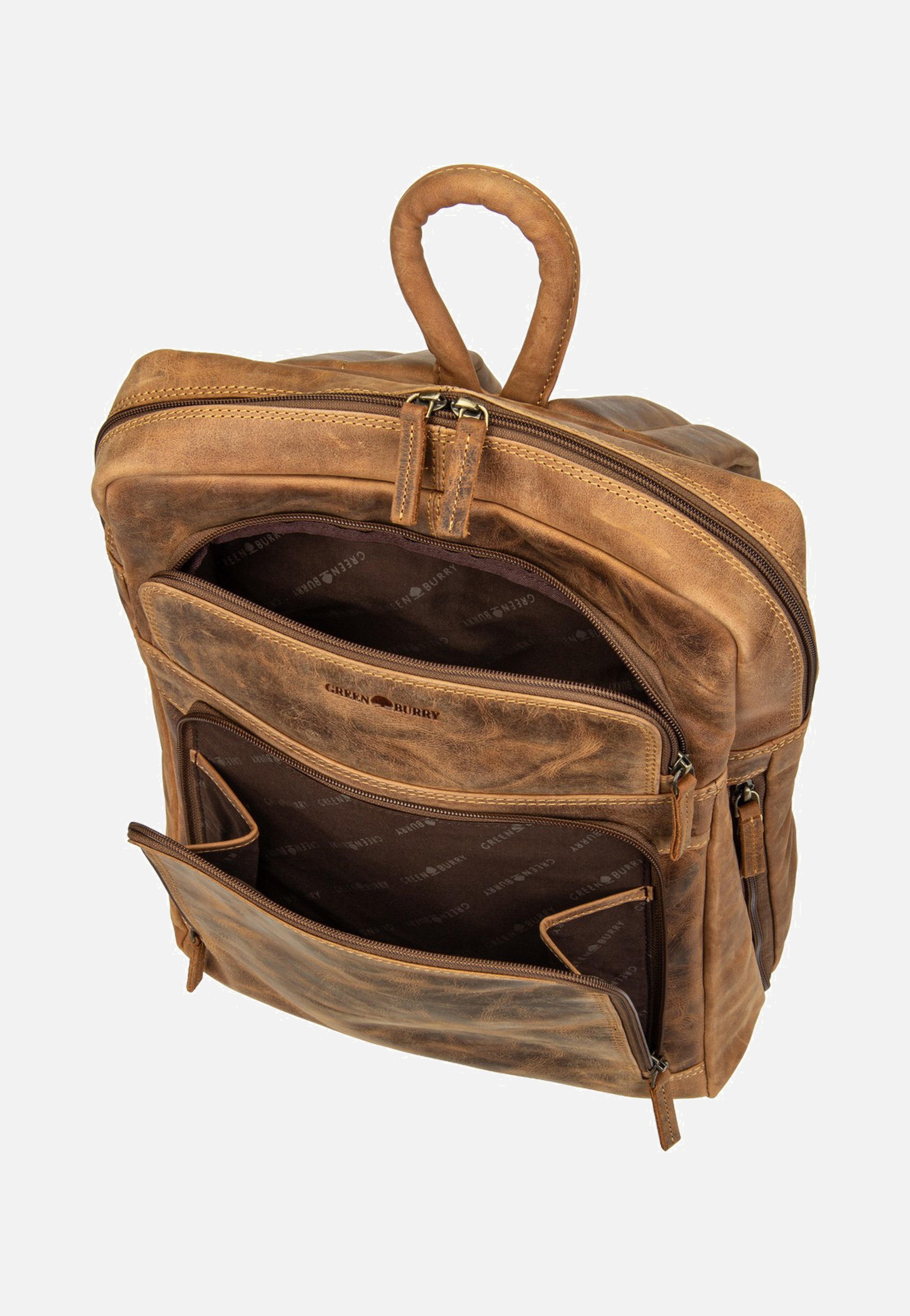 Greenburry Vintage Business Project 1 Sattelbraun Backpack
