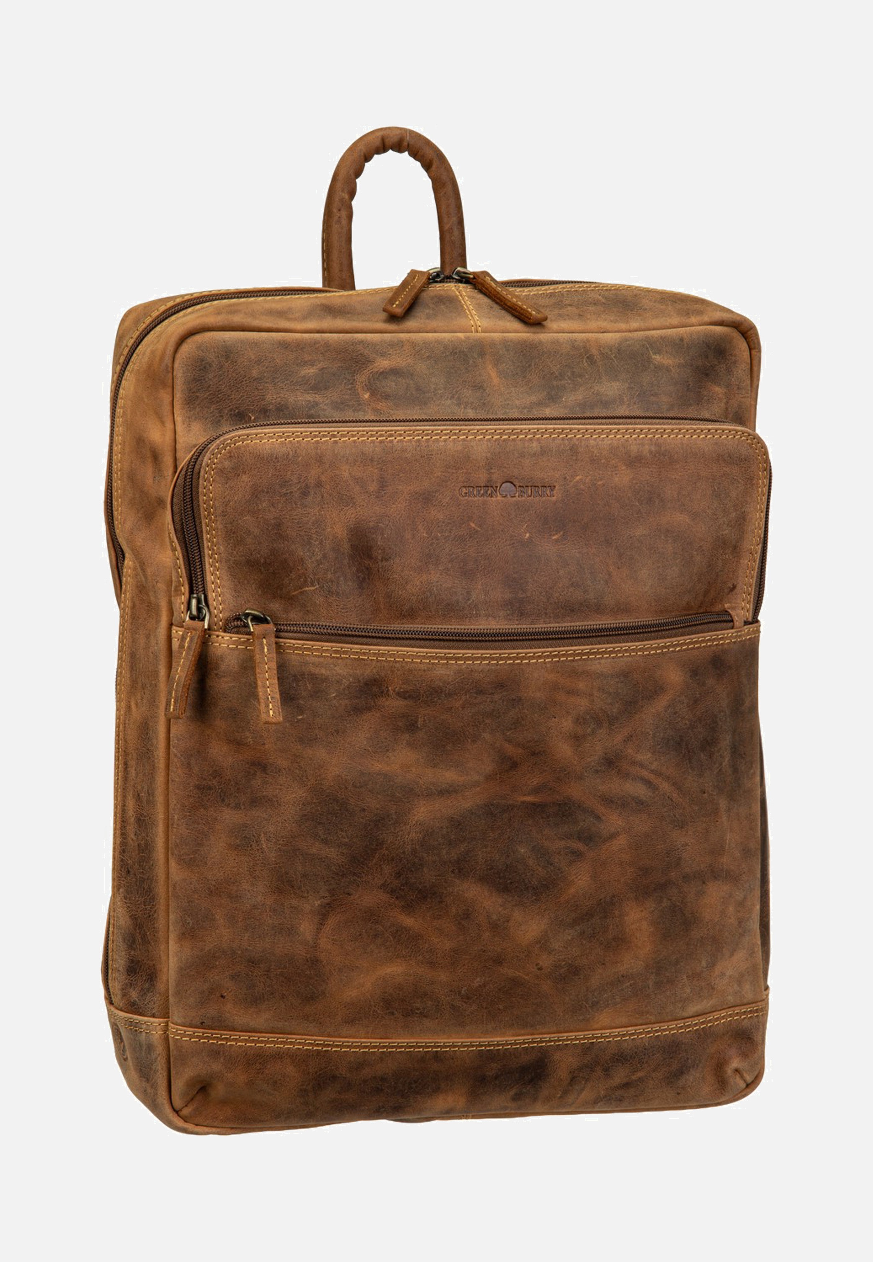 Greenburry Vintage Business Project 2 Sattelbraun Backpack