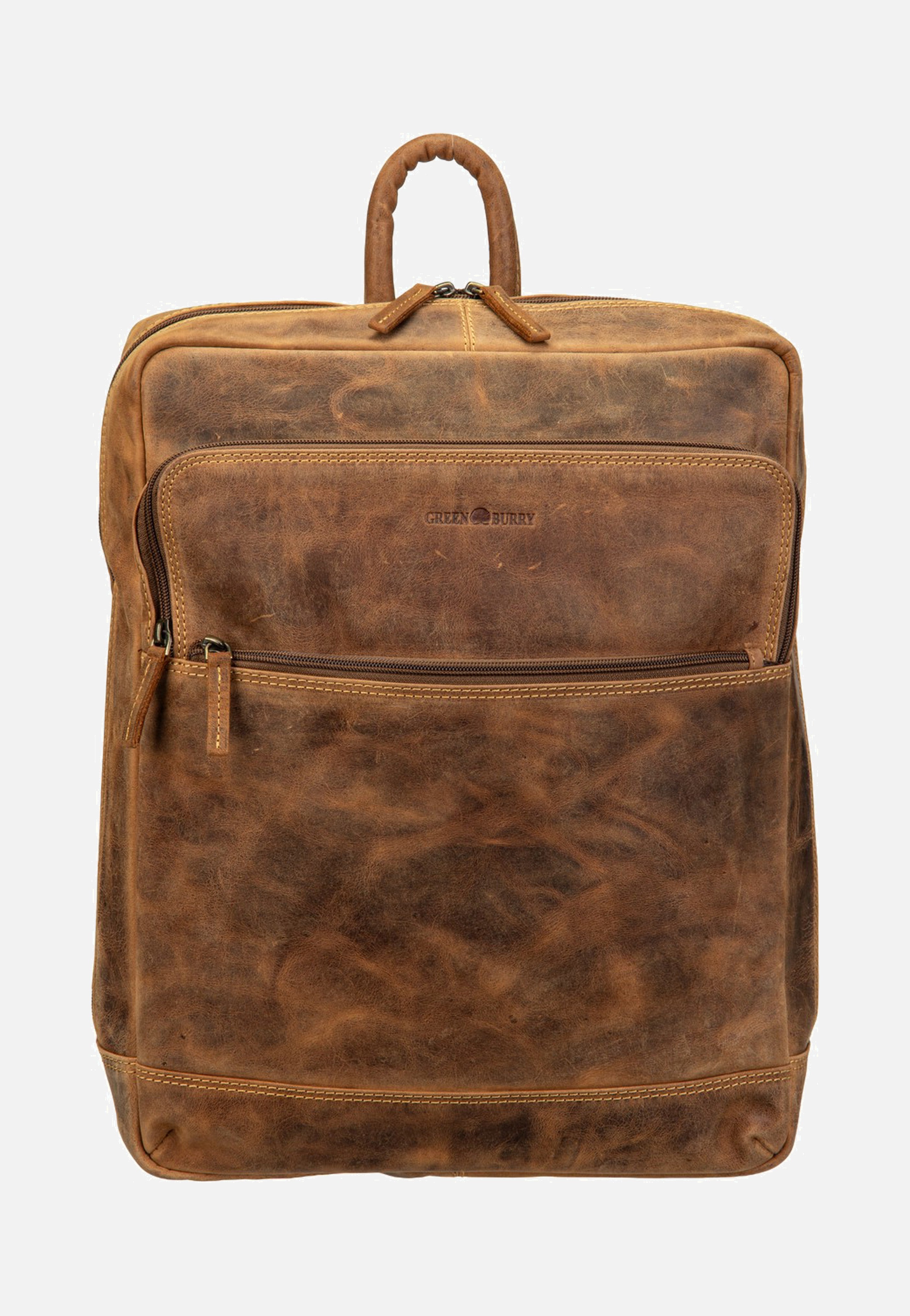 Greenburry Vintage Business Project 2 Sattelbraun Backpack