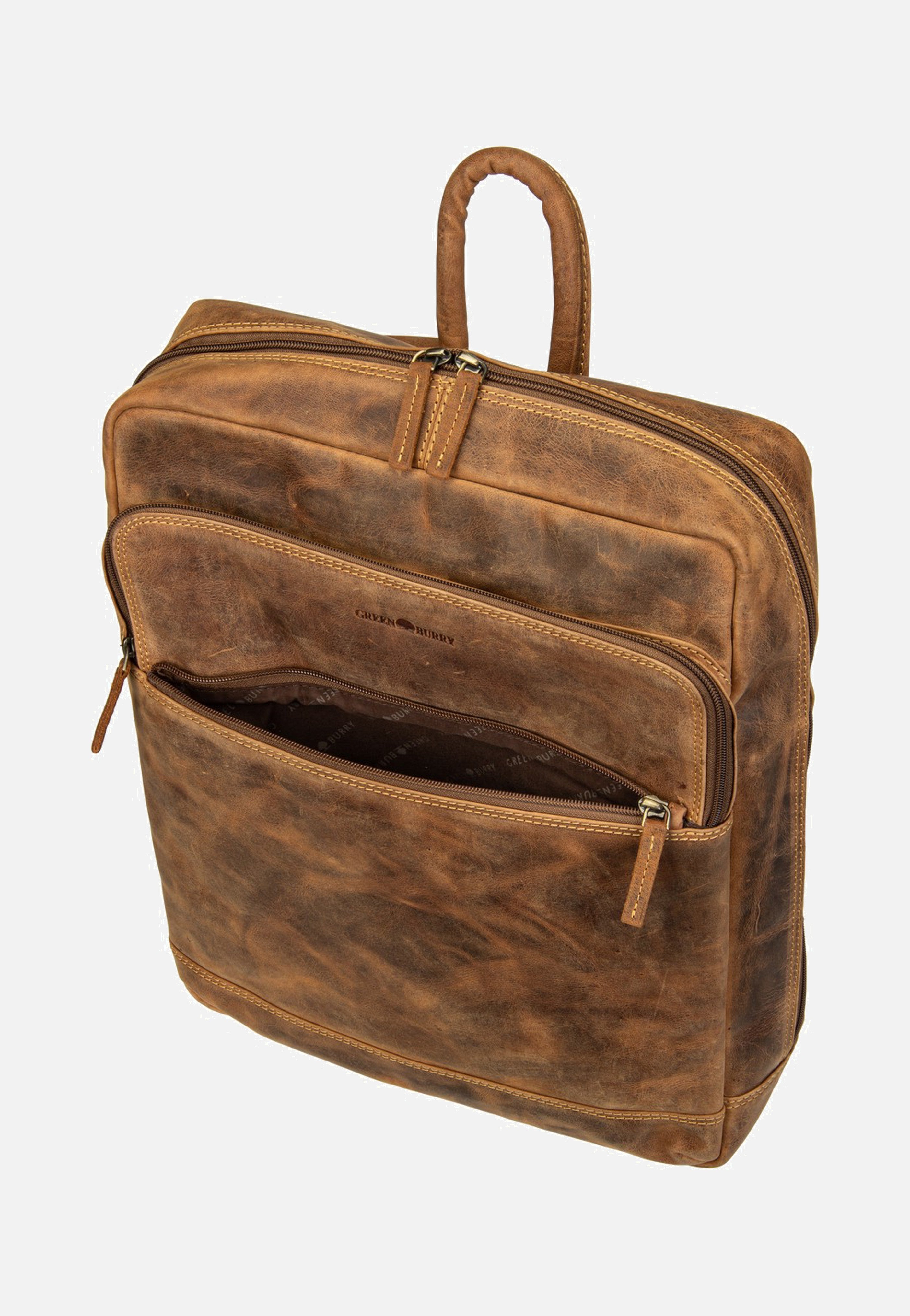Greenburry Vintage Business Project 2 Sattelbraun Backpack