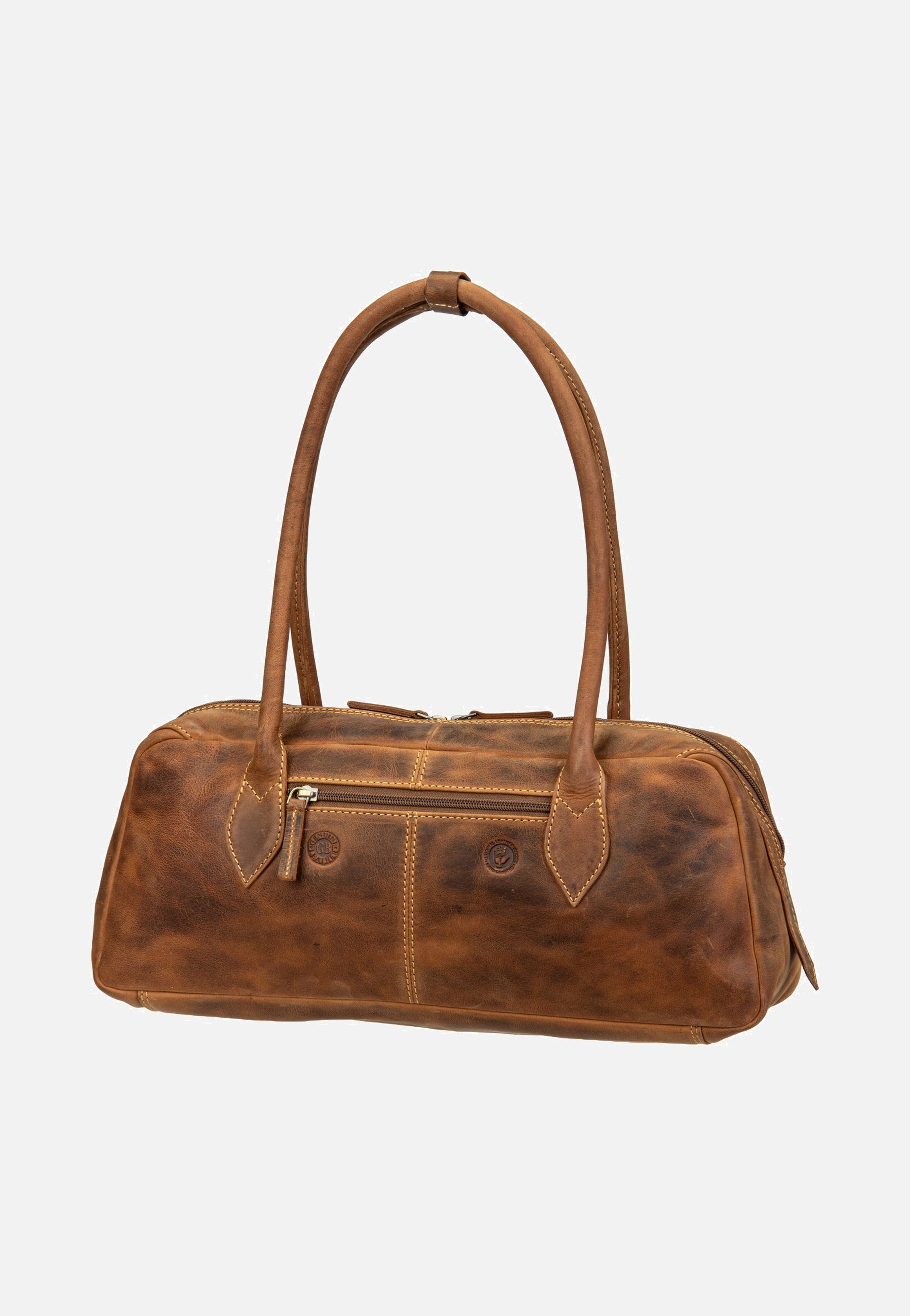 Greenburry Vintage East/West Umhängetasche Sattelbraun Shoulder Bag