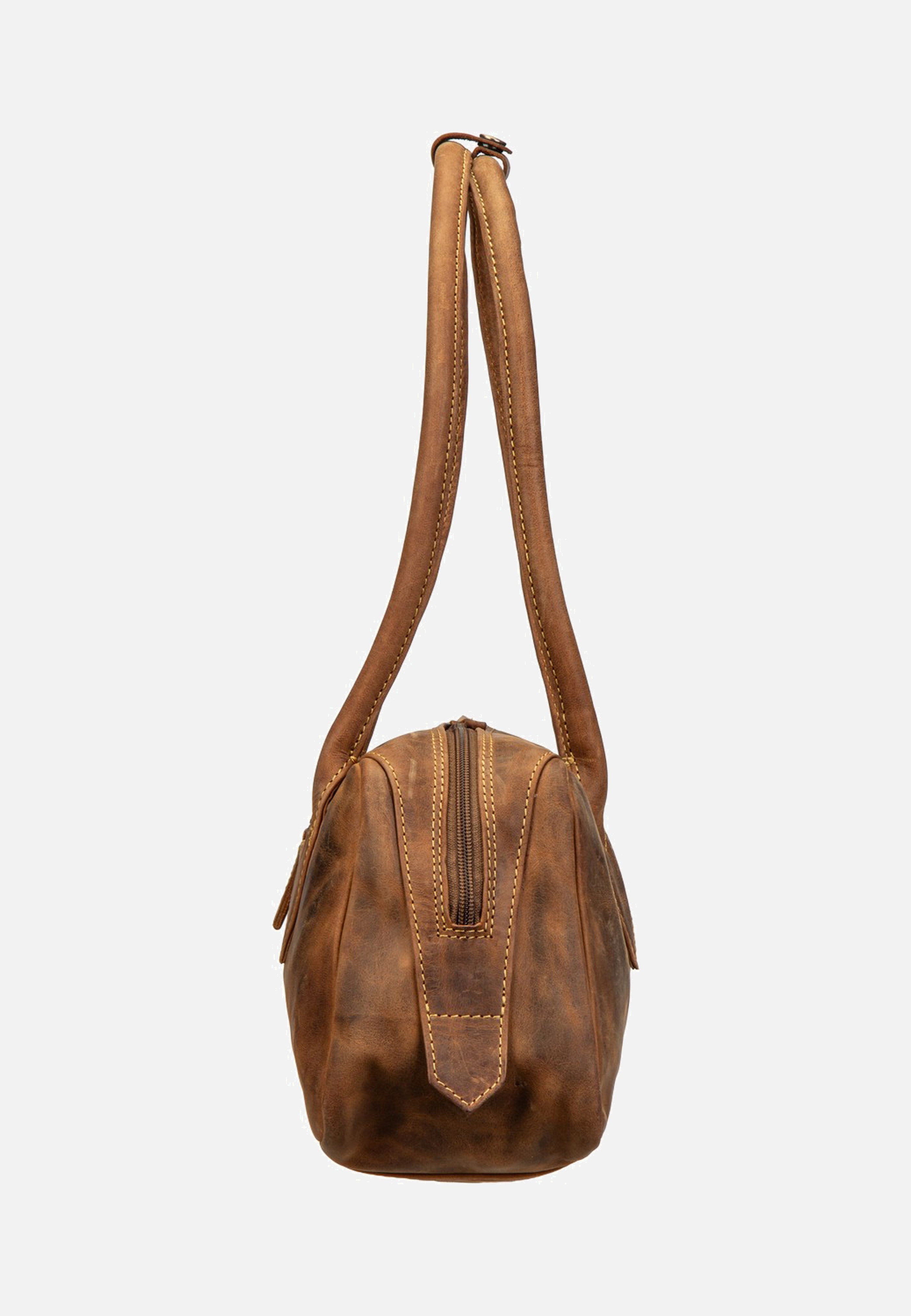 Greenburry Vintage East/West Umhängetasche Sattelbraun Shoulder Bag