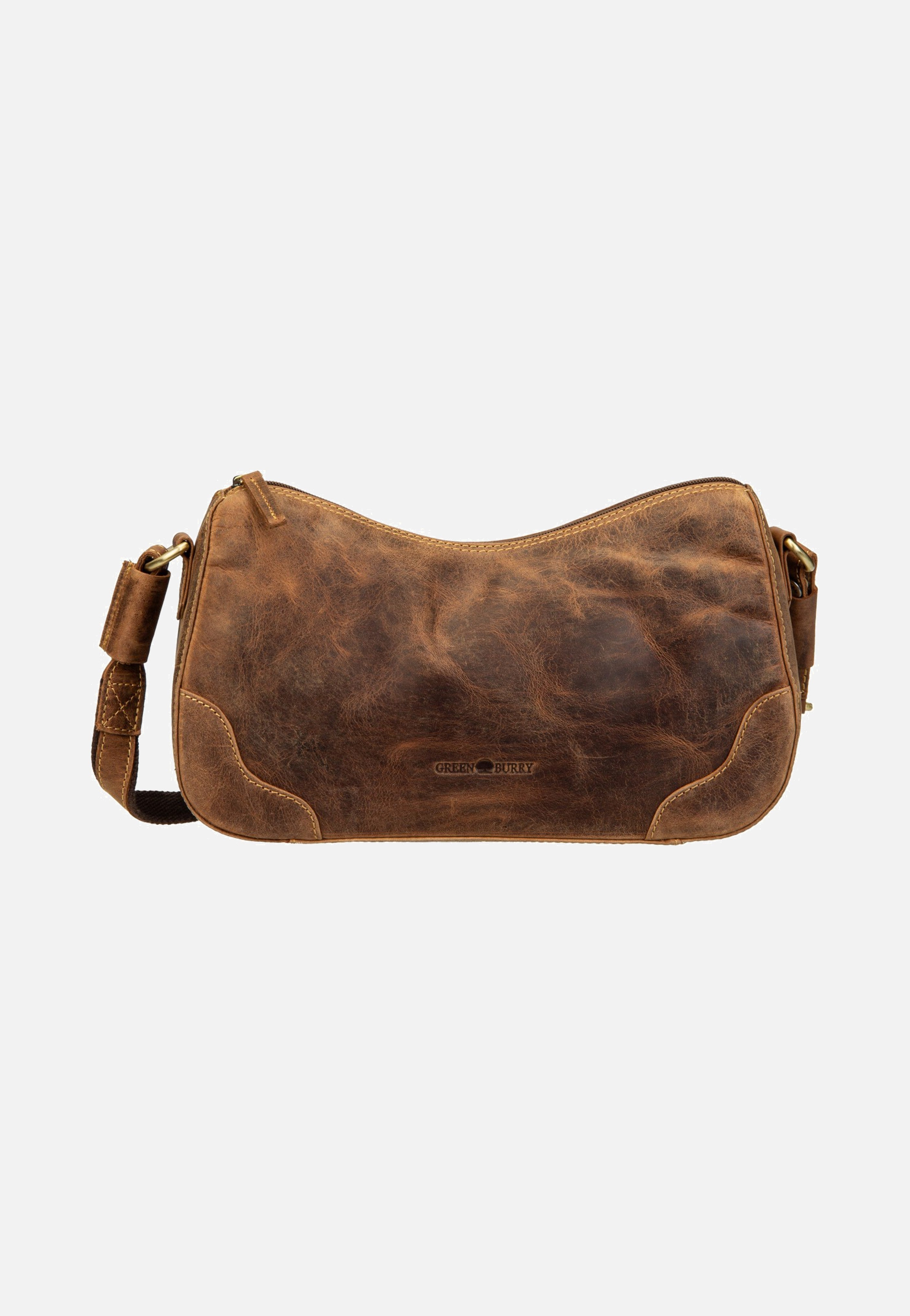 Greenburry Vintage Umhängetasche 1442 Sattelbraun Shoulder Bag