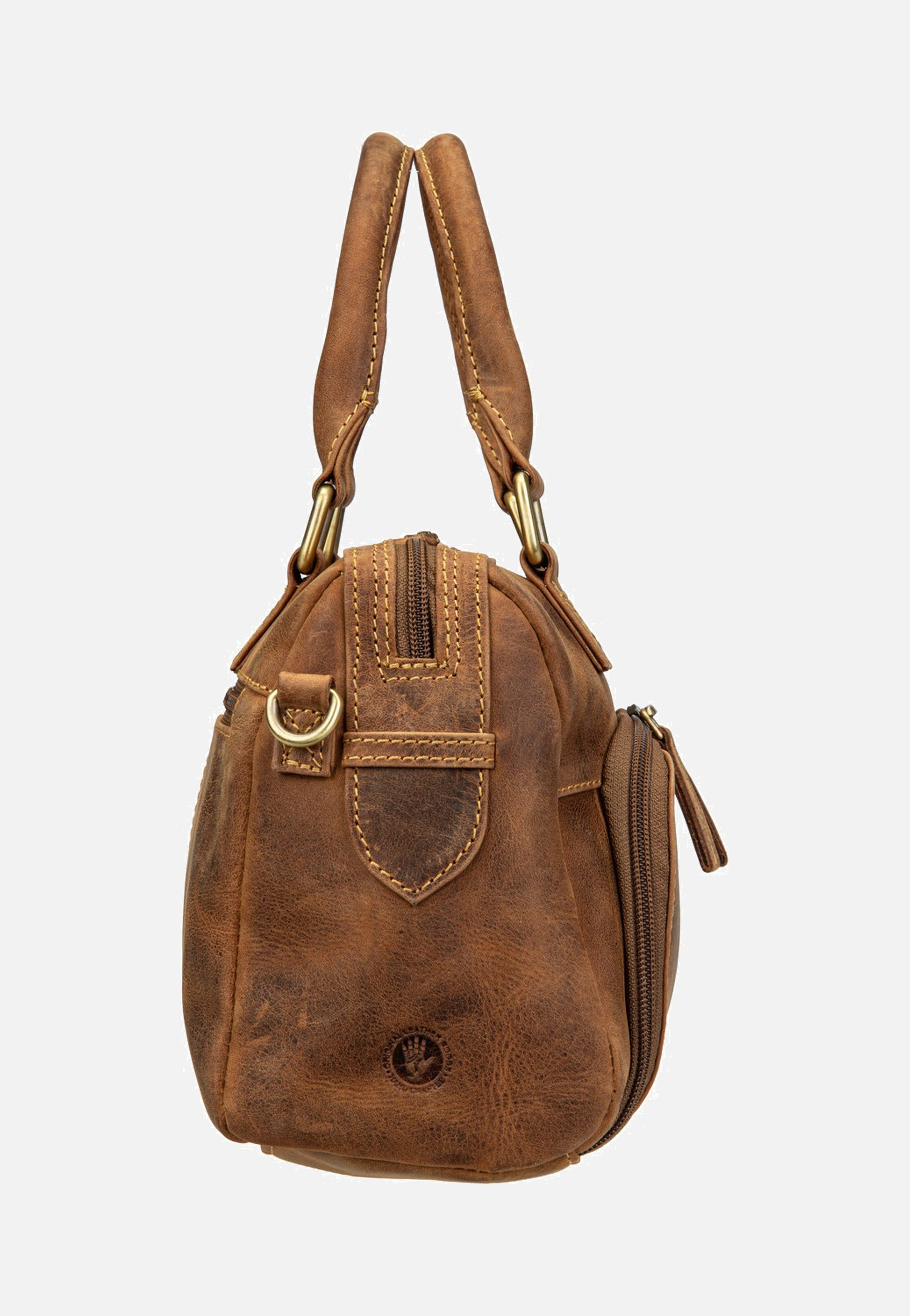 Greenburry Vintage Umhängetasche 1445 Sattelbraun Tote Bag