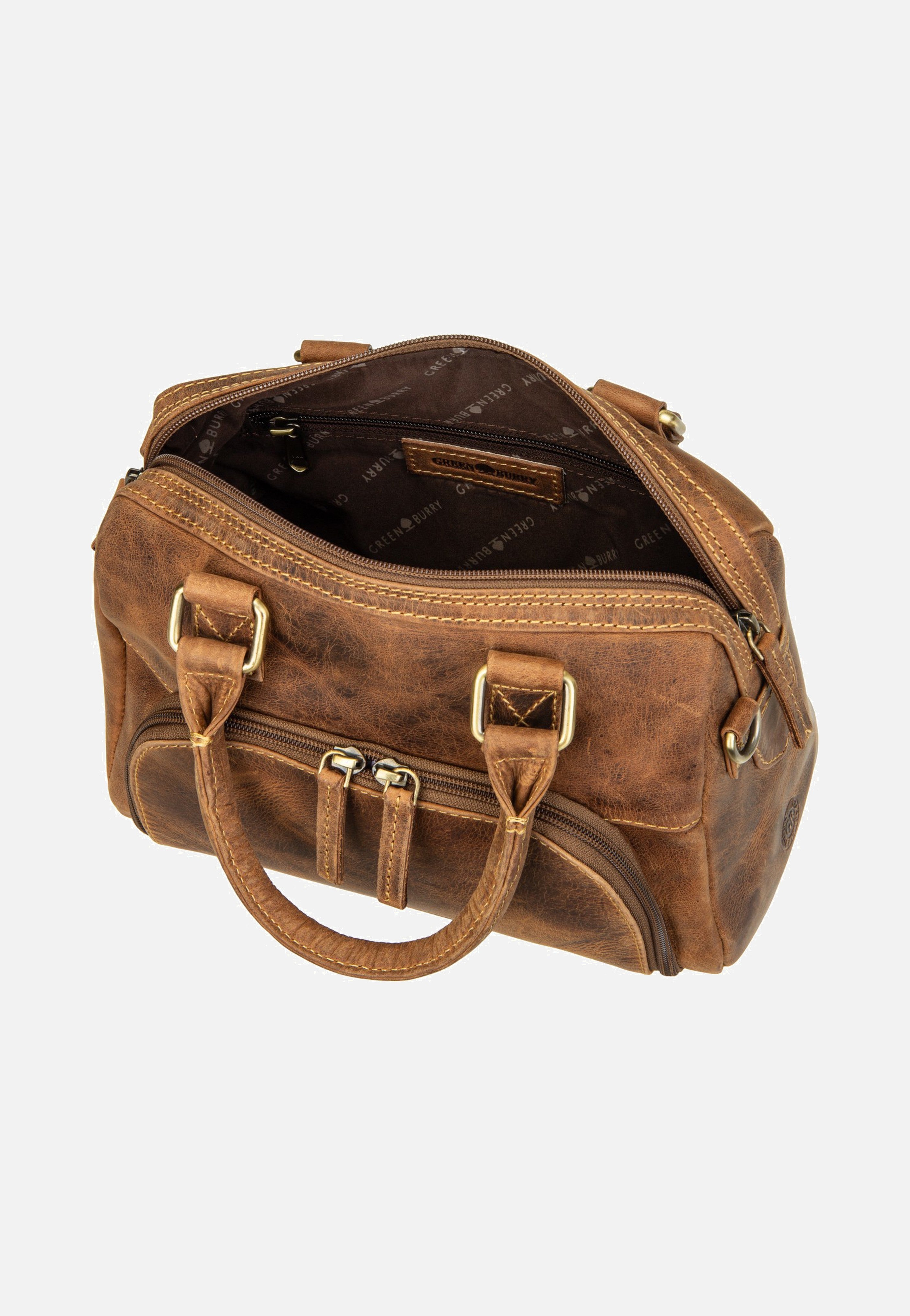 Greenburry Vintage Umhängetasche 1445 Sattelbraun Tote Bag