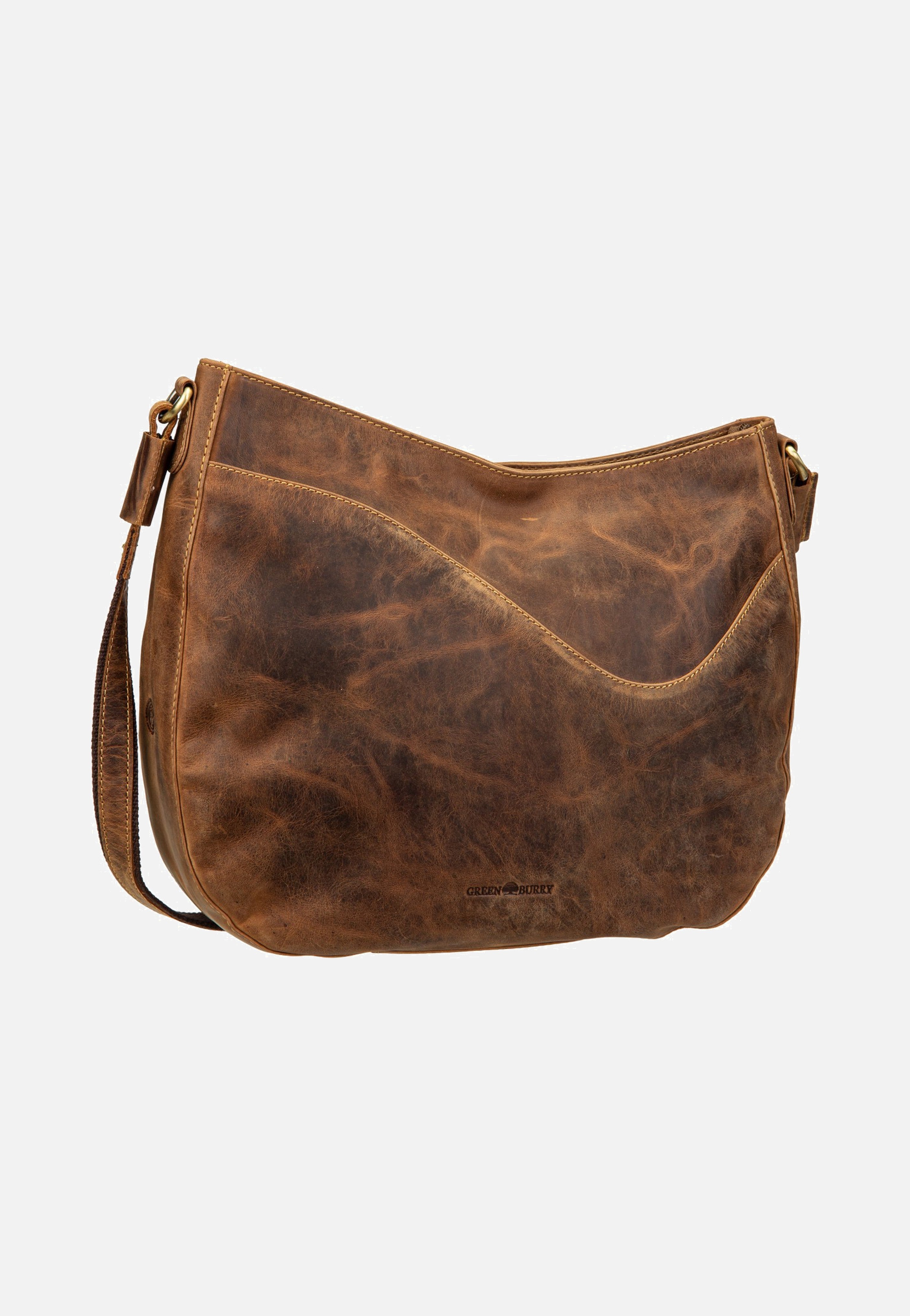 Greenburry Vintage Wave Hobo Sattelbraun Hobo Bag