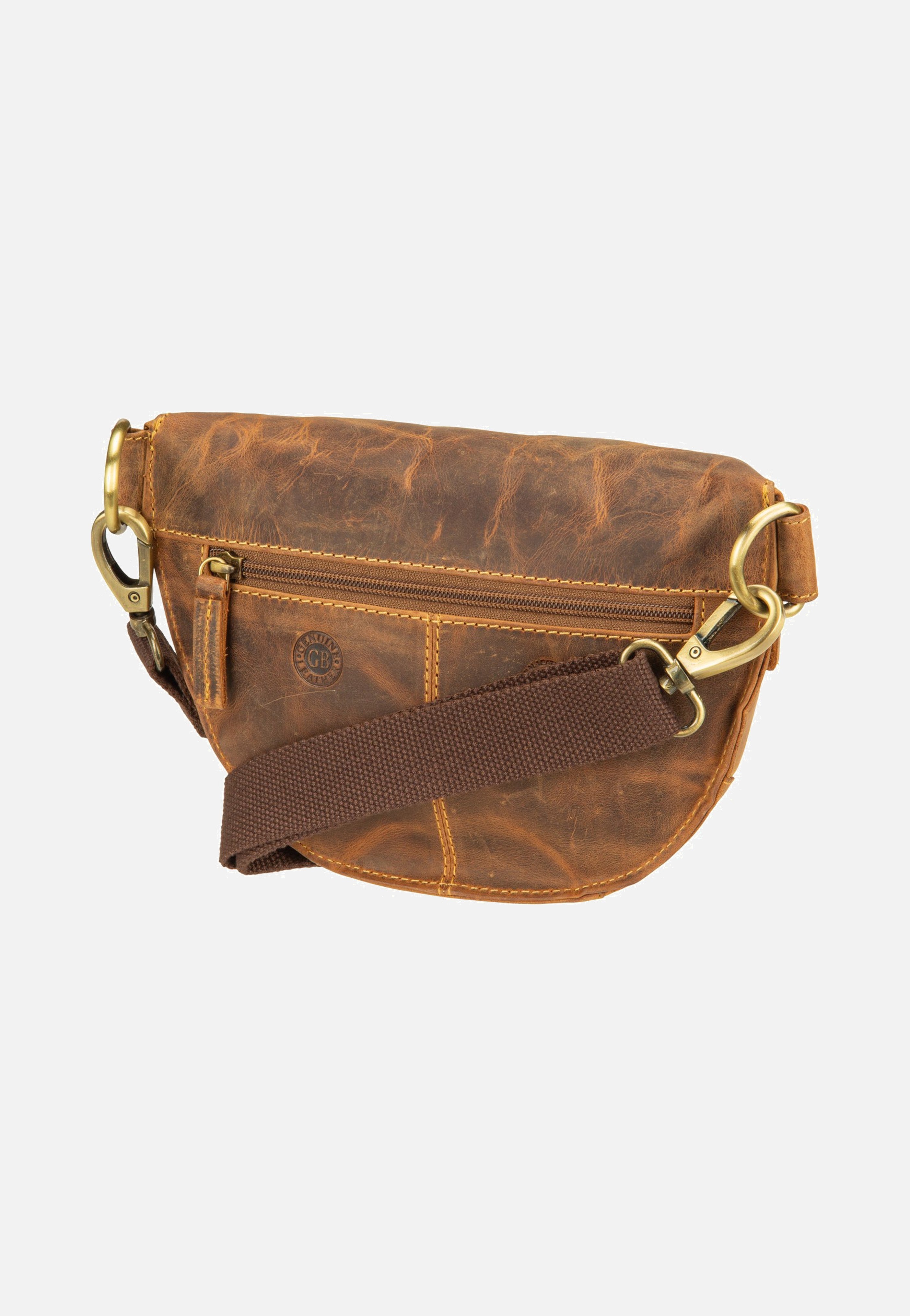 Greenburry - Vintage Bauchtasche Leder Sattelbraun - Hip Bag | Neutral-Image