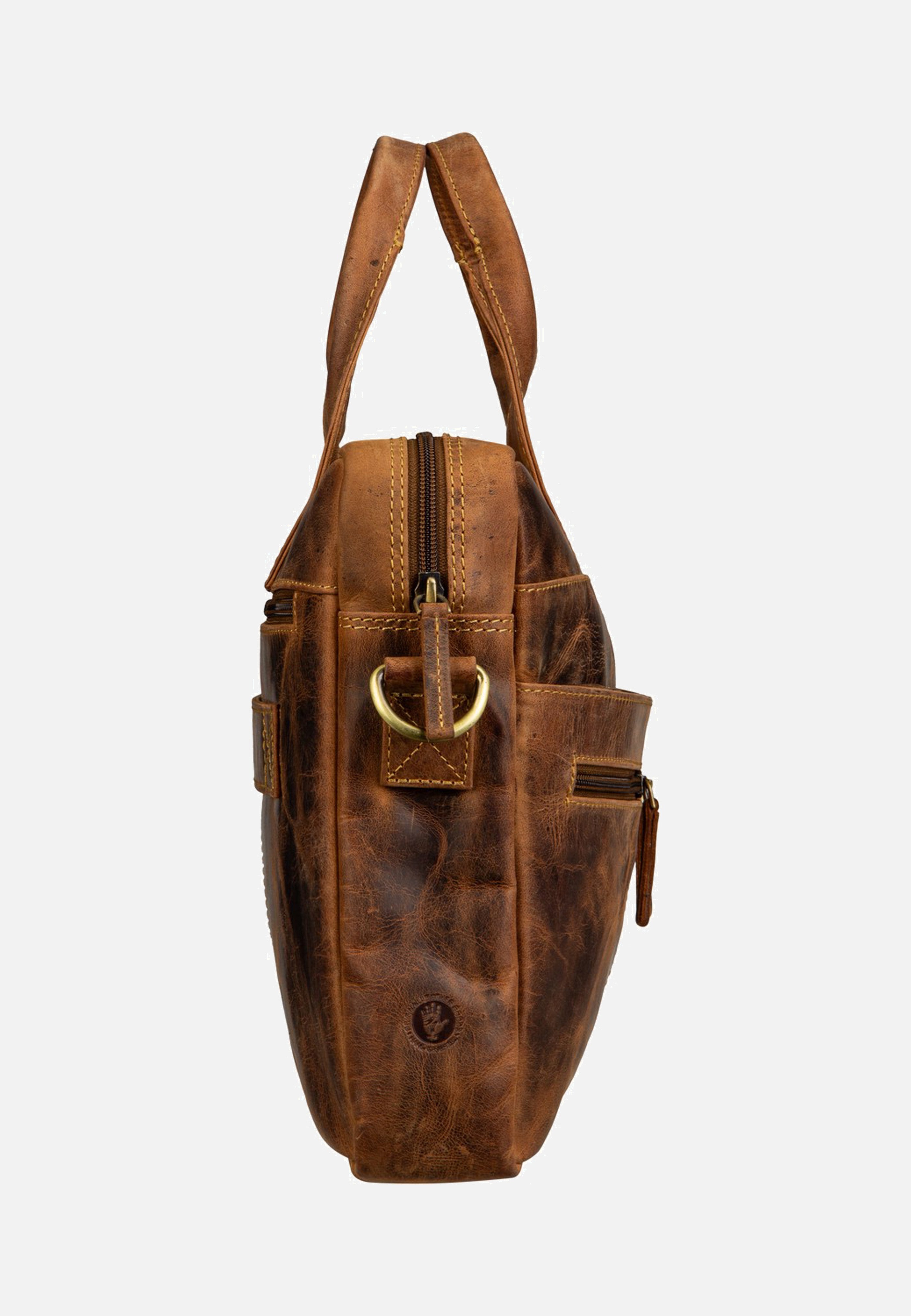 Greenburry - Vintage Businessmappe Small Sattelbraun - Briefcase | Men-Image