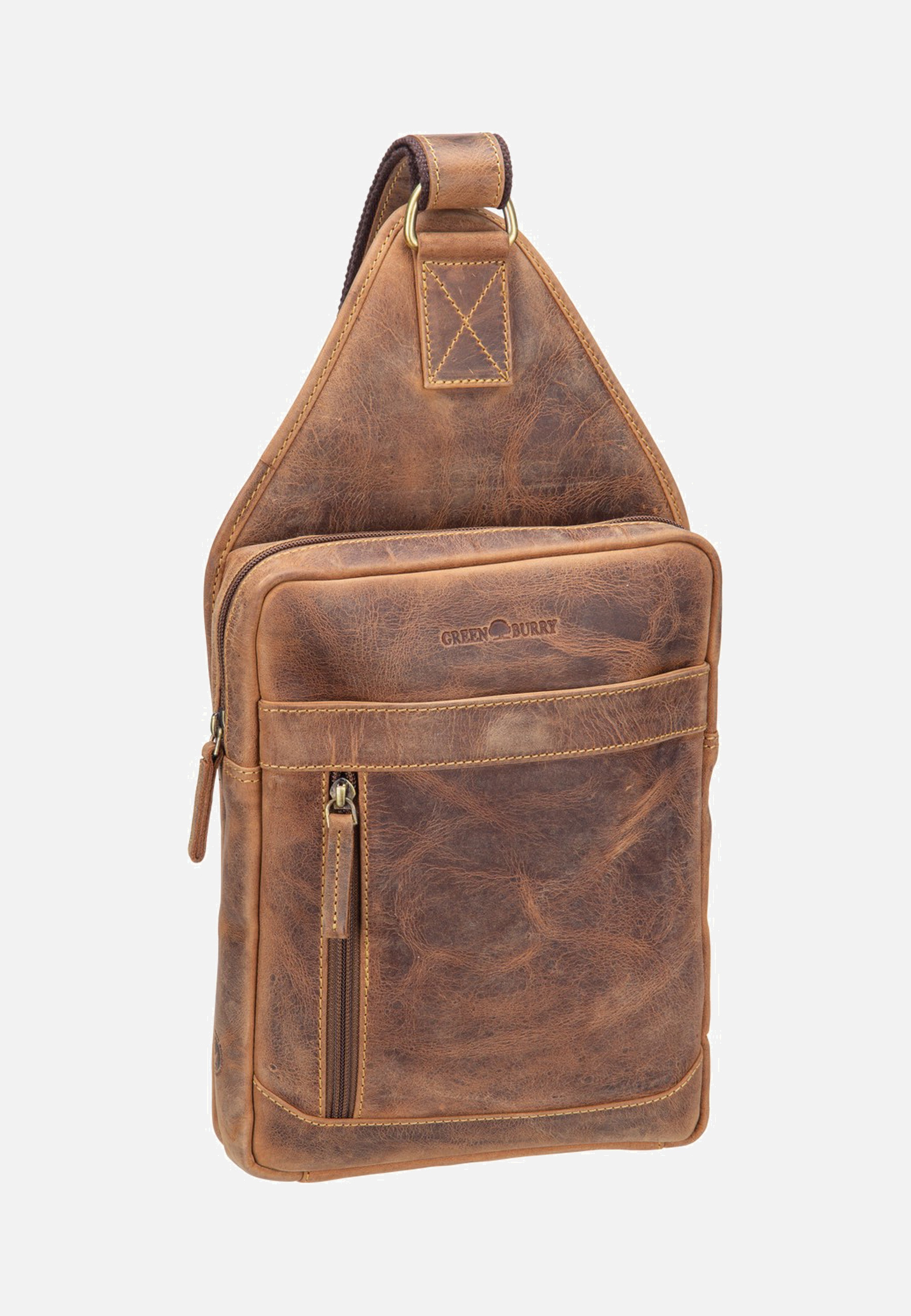 Greenburry Vintage Crossbody Sattelbraun Crossbody Bag