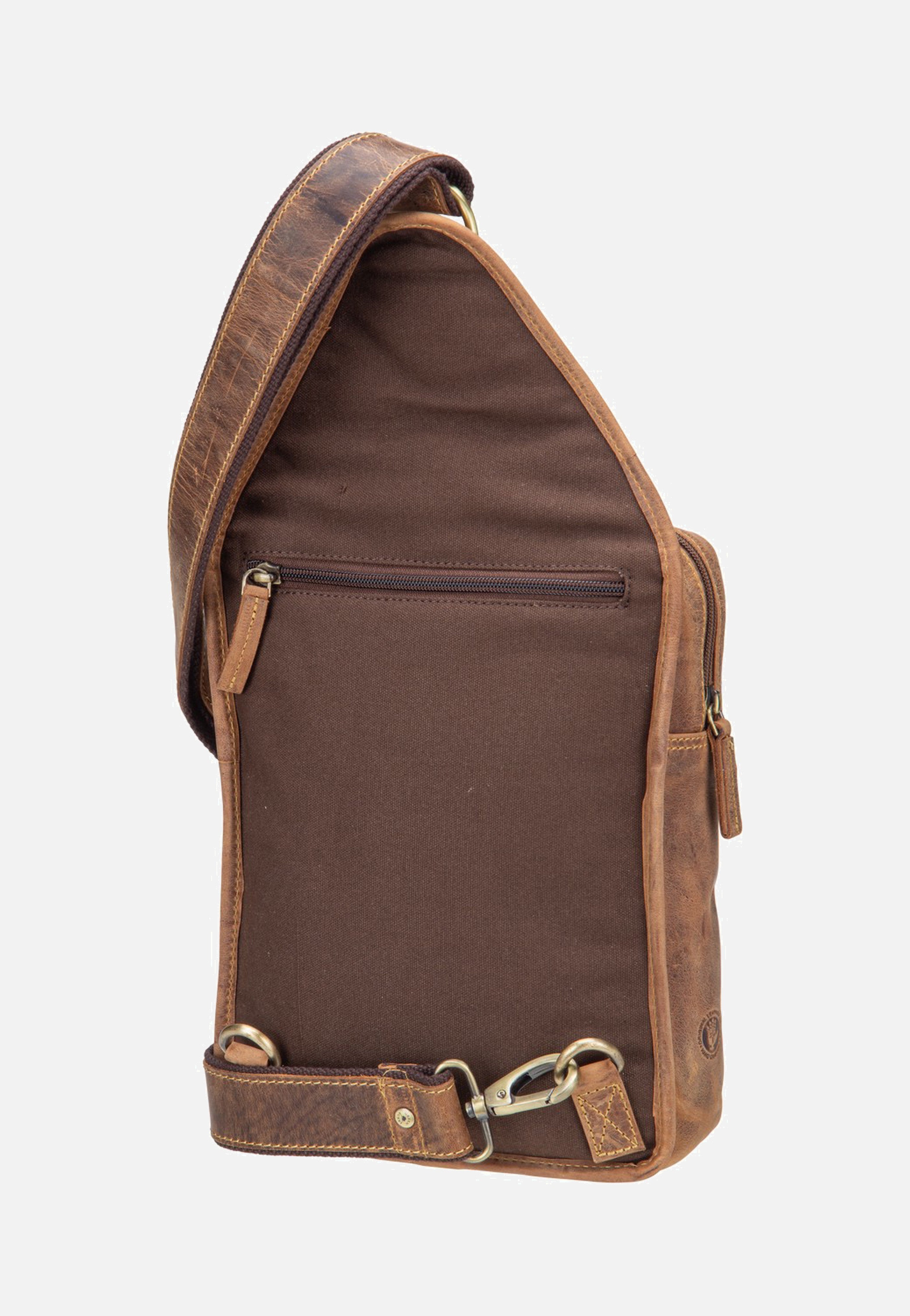 Greenburry Vintage Crossbody Sattelbraun Crossbody Bag