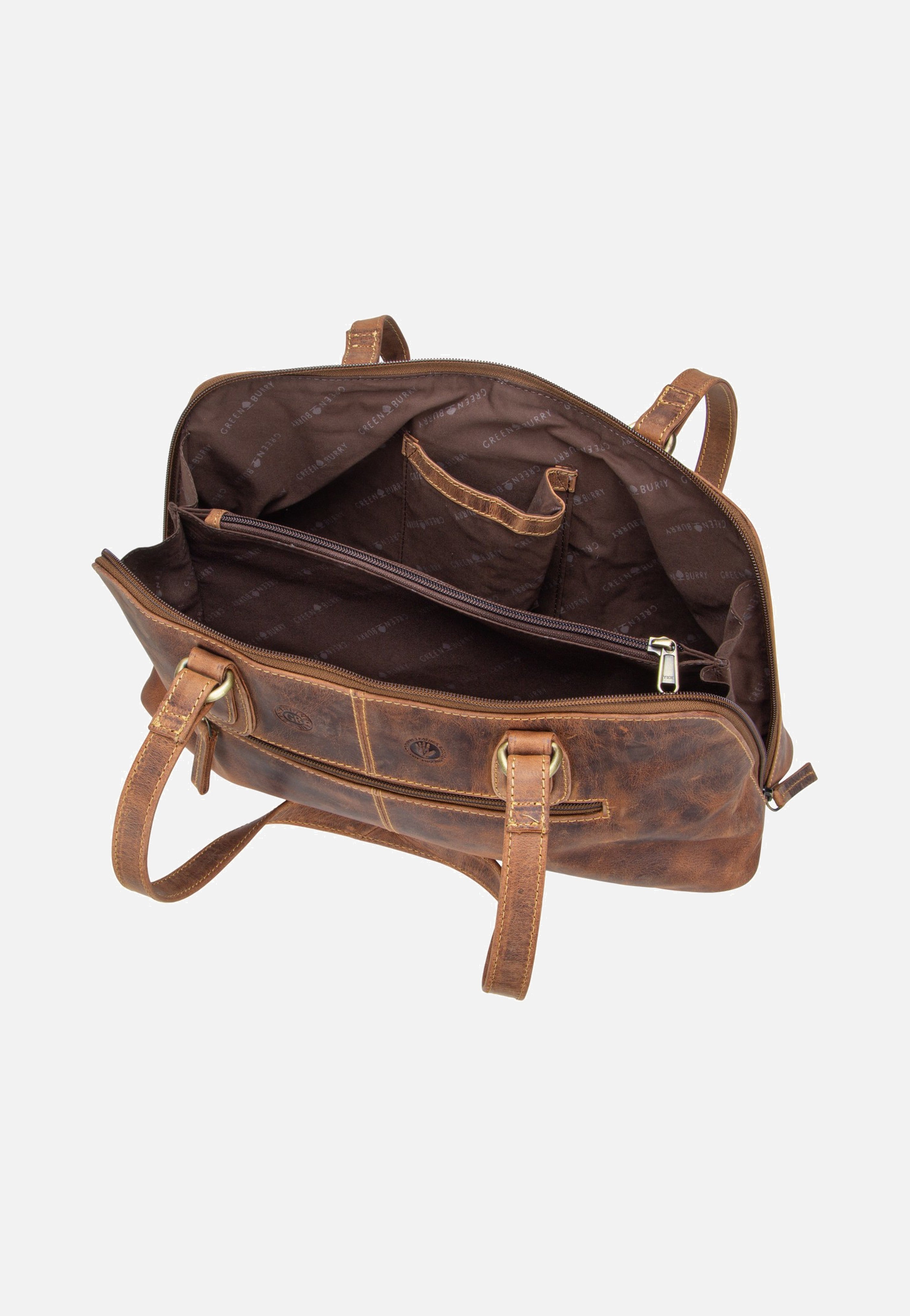 Greenburry - Vintage Rv-Shopper Small Sattelbraun - Shopping Bag | Neutral-Image