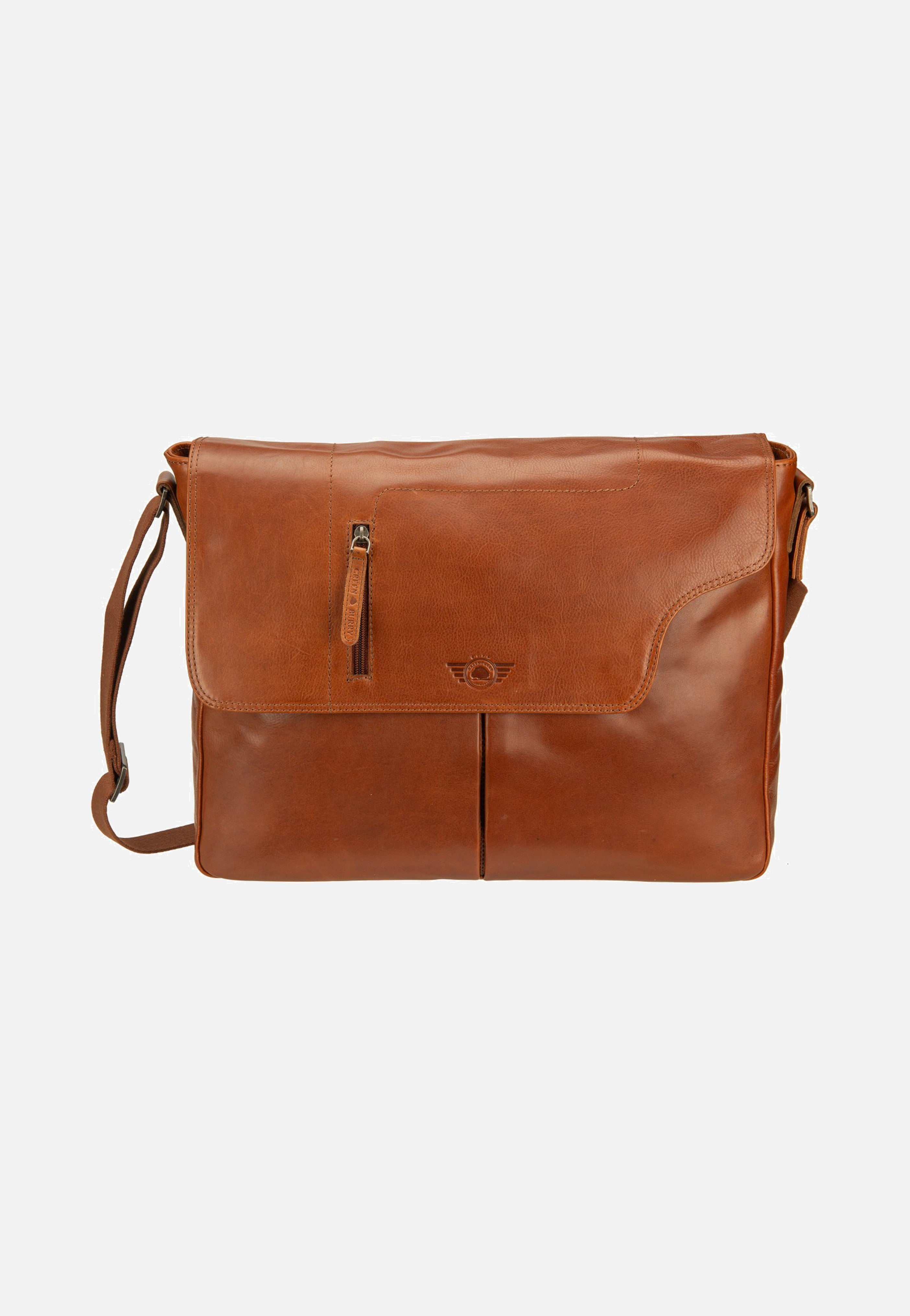 Greenburry Waxy Vintage A4 Messenger Tobacco Nut Shoulder Bag