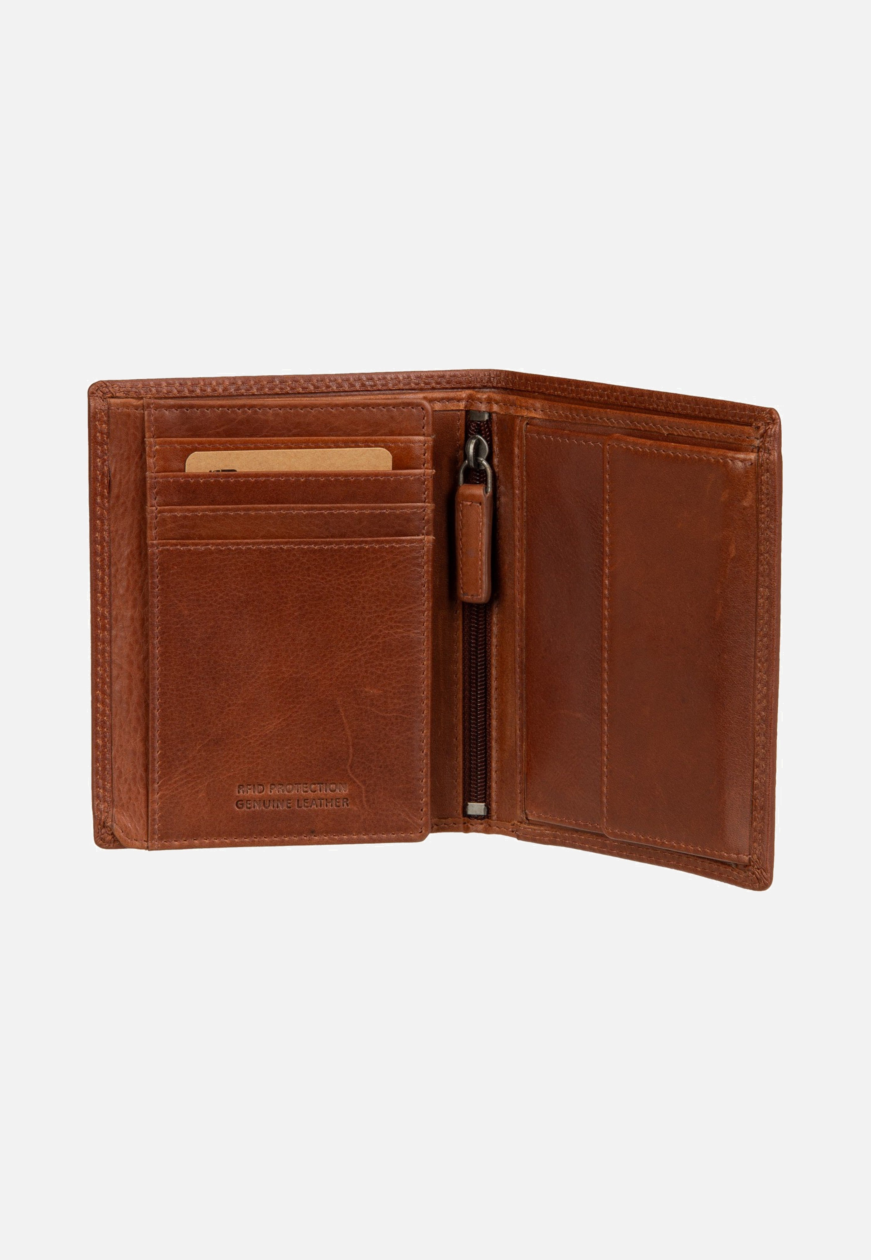 Greenburry - Waxy Vintage Kombibörse 2Tlg. RFID Tobacco Nut - Wallet | Neutral-Image