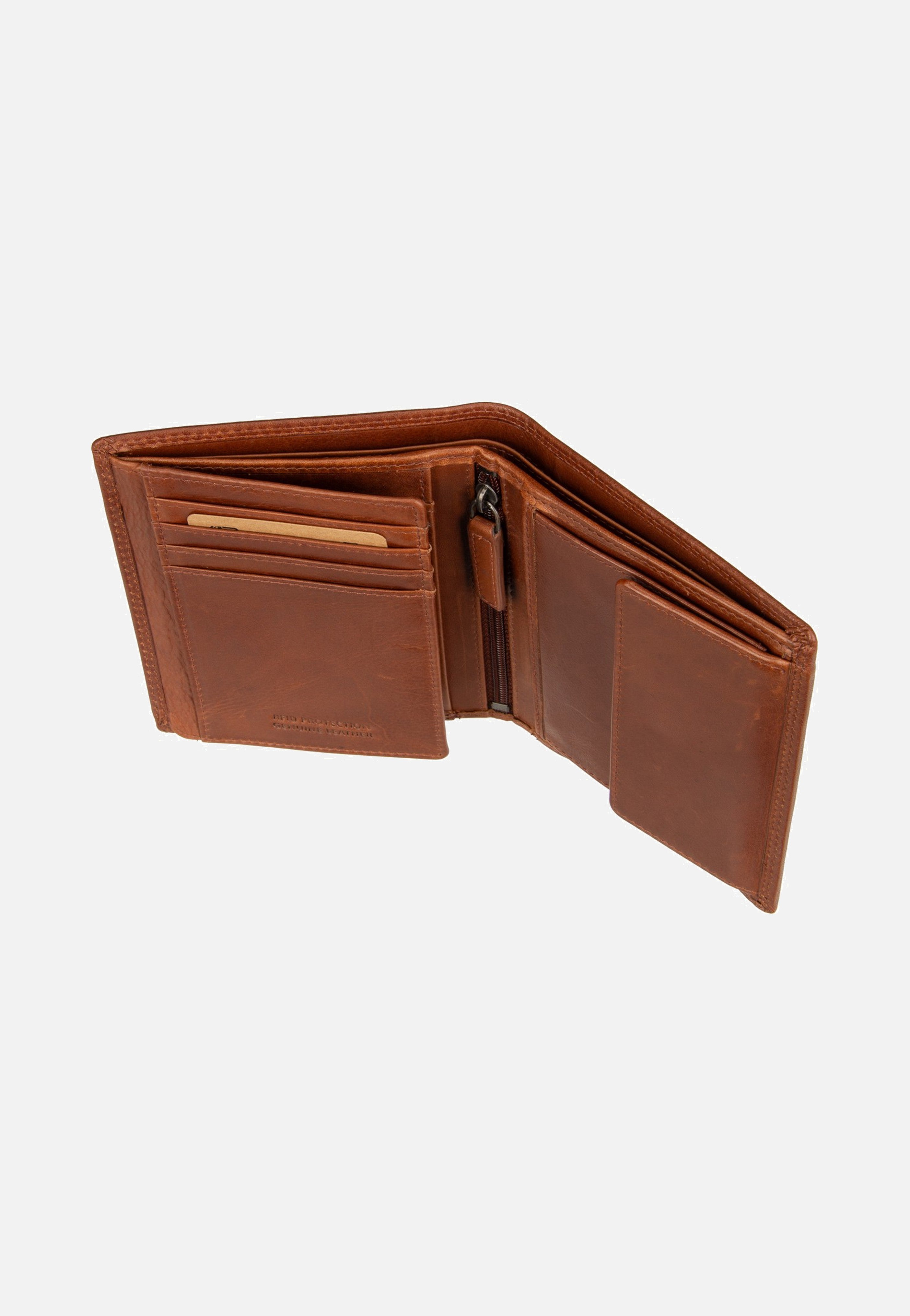 Greenburry - Waxy Vintage Kombibörse 2Tlg. RFID Tobacco Nut - Wallet | Neutral-Image