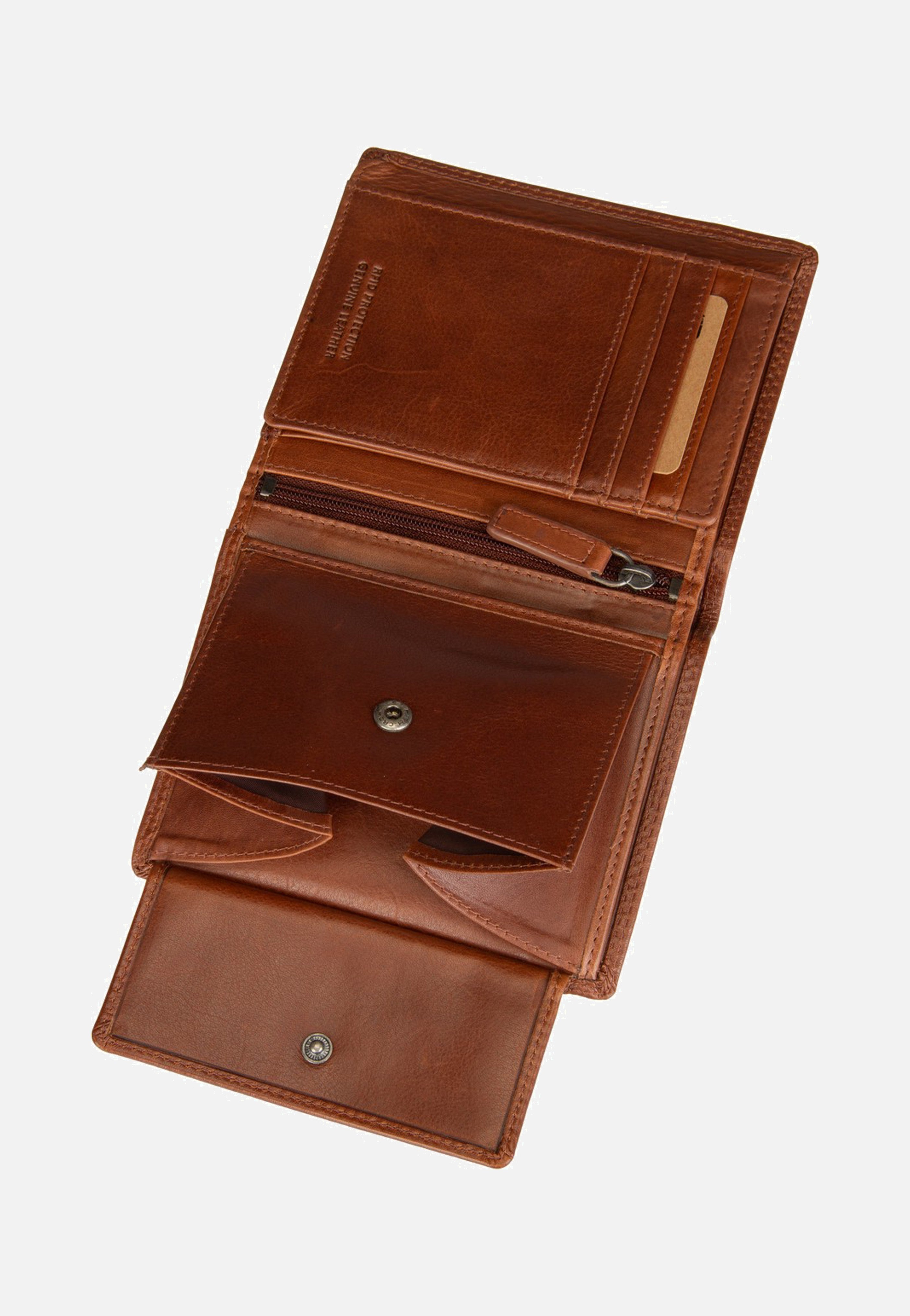 Greenburry Waxy Vintage Kombibörse 2Tlg. RFID Tobacco Nut Wallet