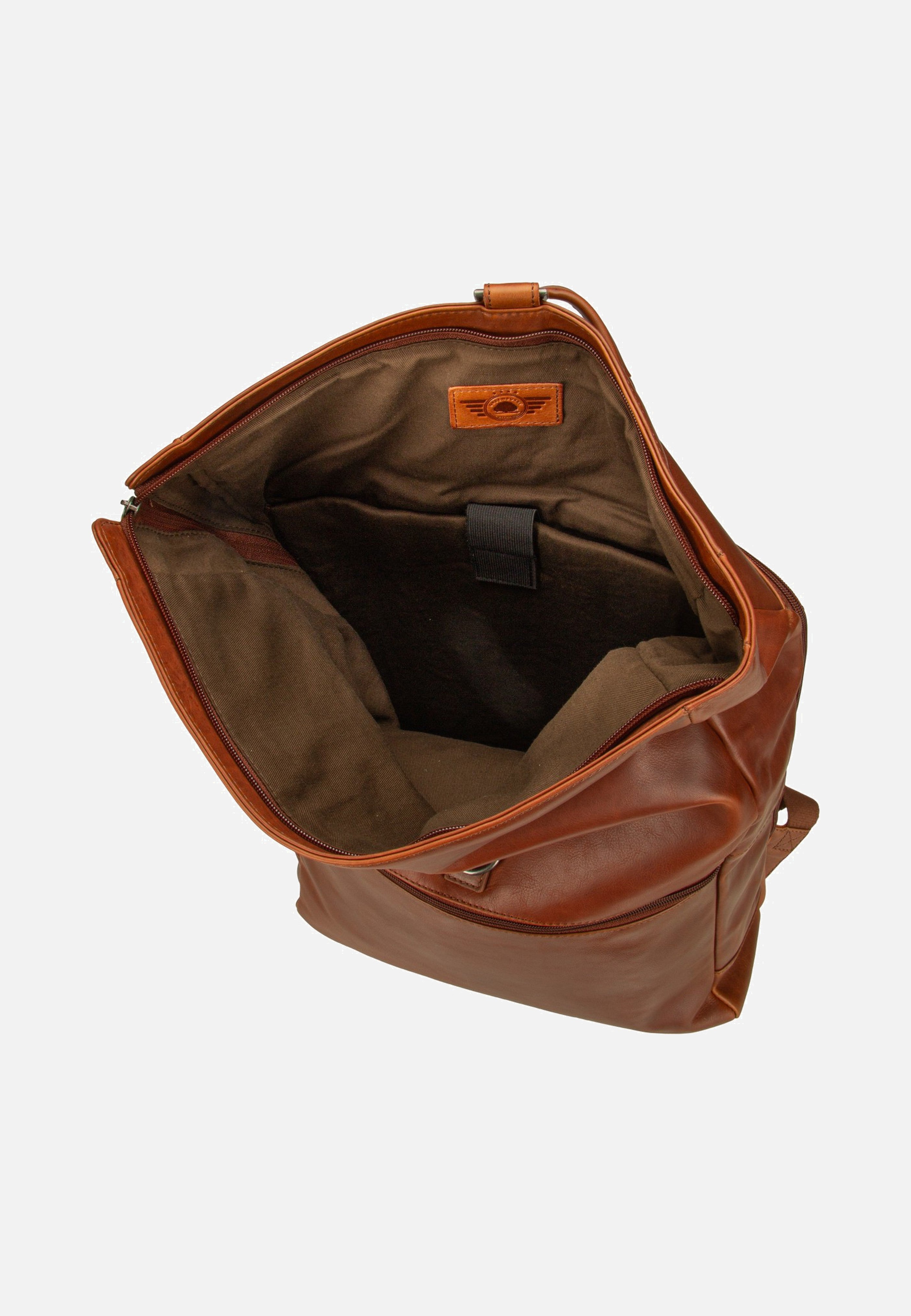 Greenburry Waxy Vintage Laptoprucksack Tobacco Nut Backpack