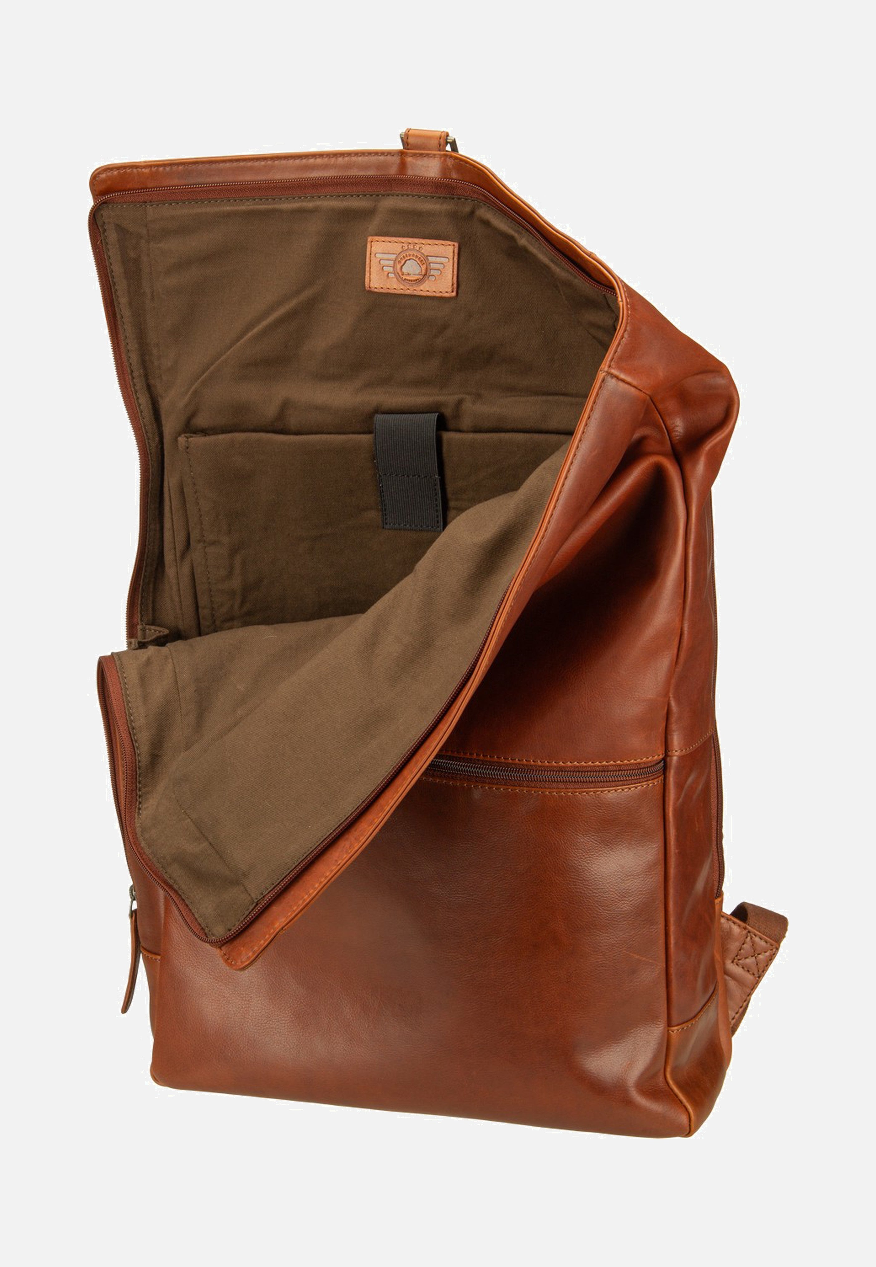Greenburry Waxy Vintage Laptoprucksack Tobacco Nut Backpack
