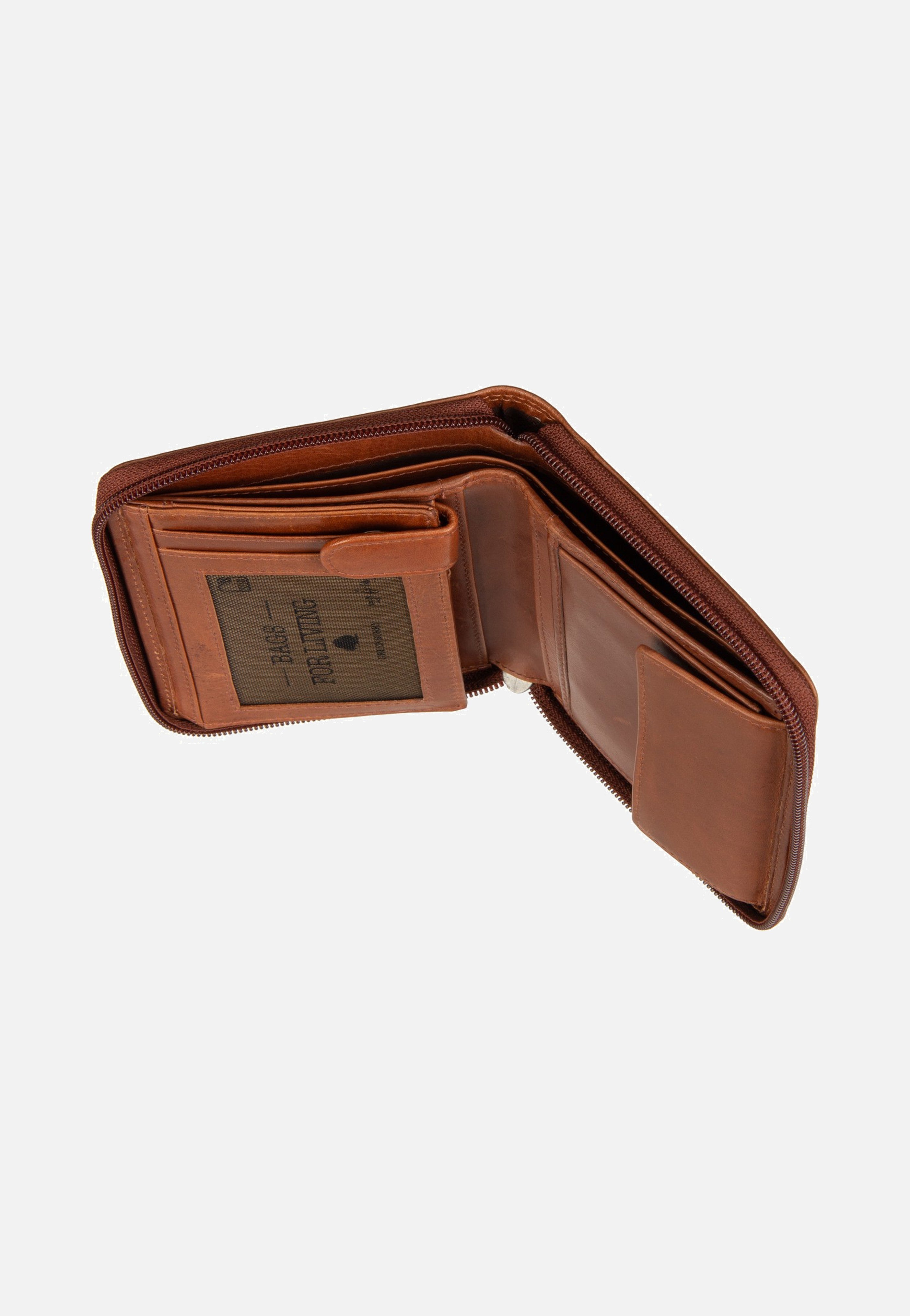 Greenburry Waxy Vintage Rv-Kombibörse RFID Tobacco Nut Wallet