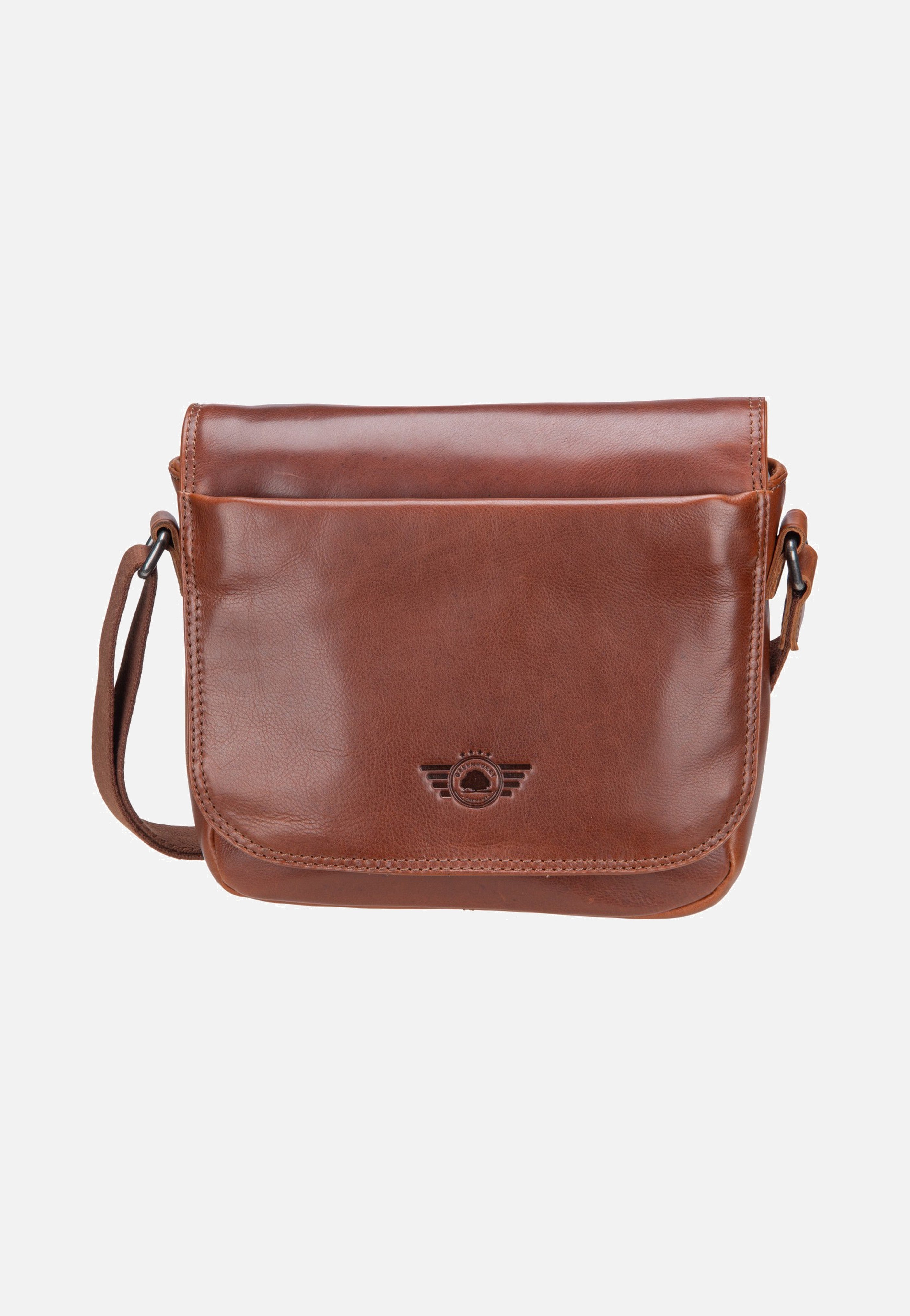 Greenburry - Waxy Vintage Crossbody Bag Tobacco Nut - Crossbody Bag | Neutral-Image