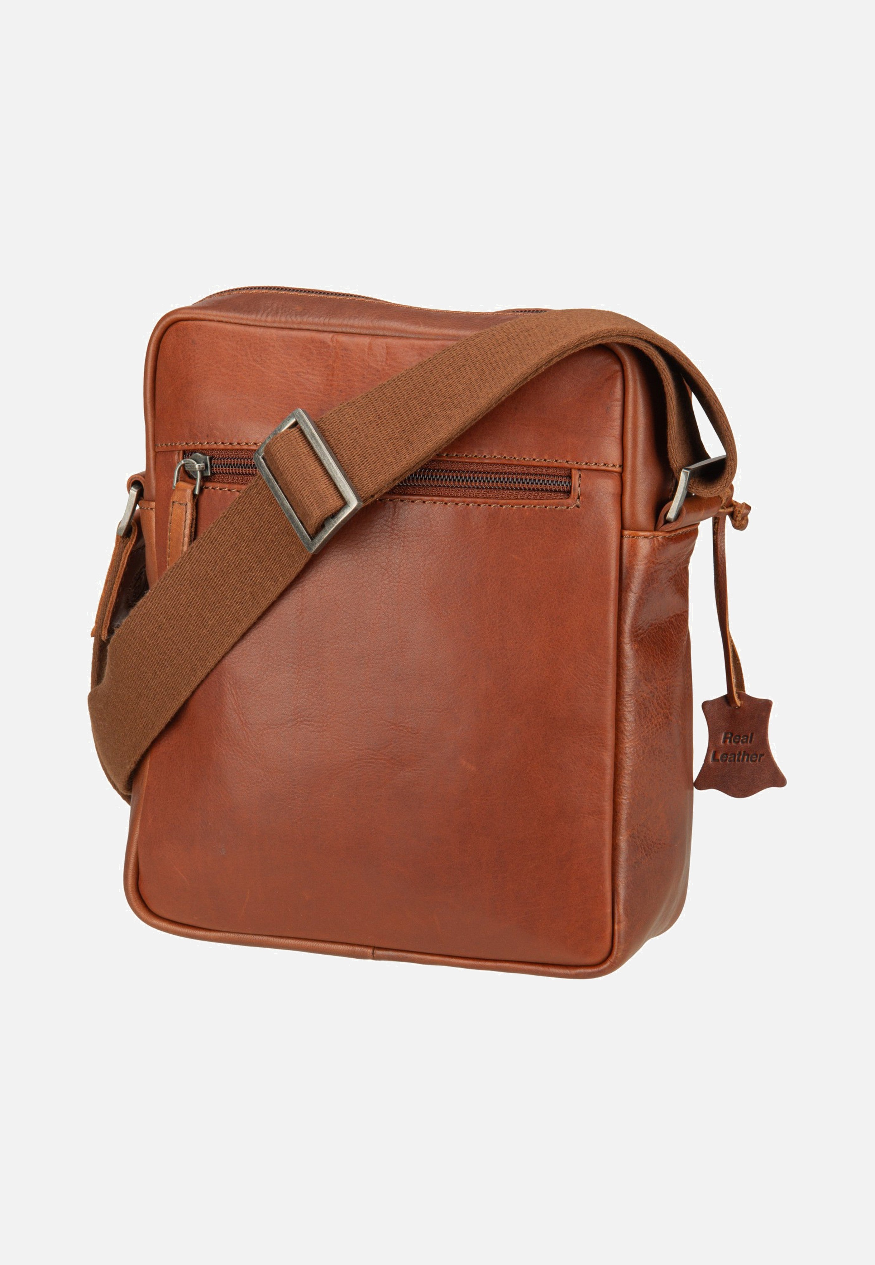 Greenburry Waxy Vintage Shoulderbag Tobacco Nut Crossbody Bag