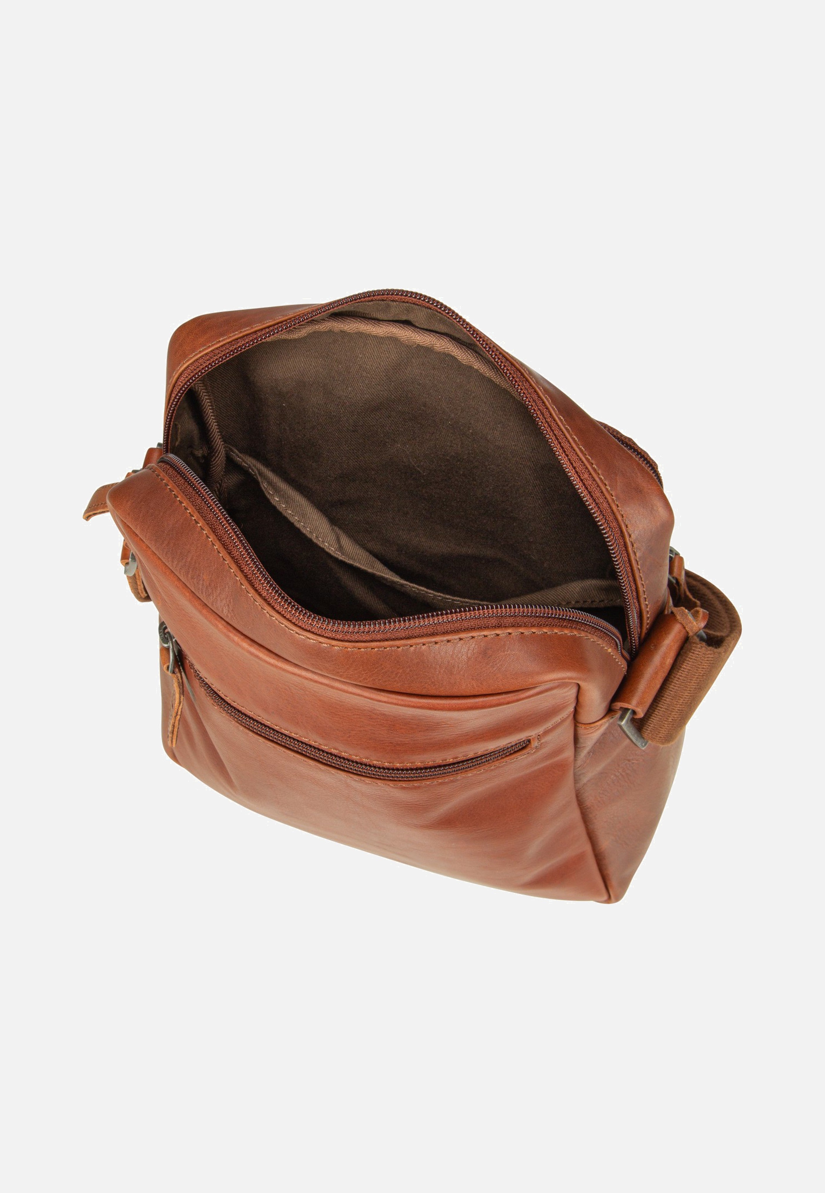 Greenburry Waxy Vintage Shoulderbag Tobacco Nut Crossbody Bag