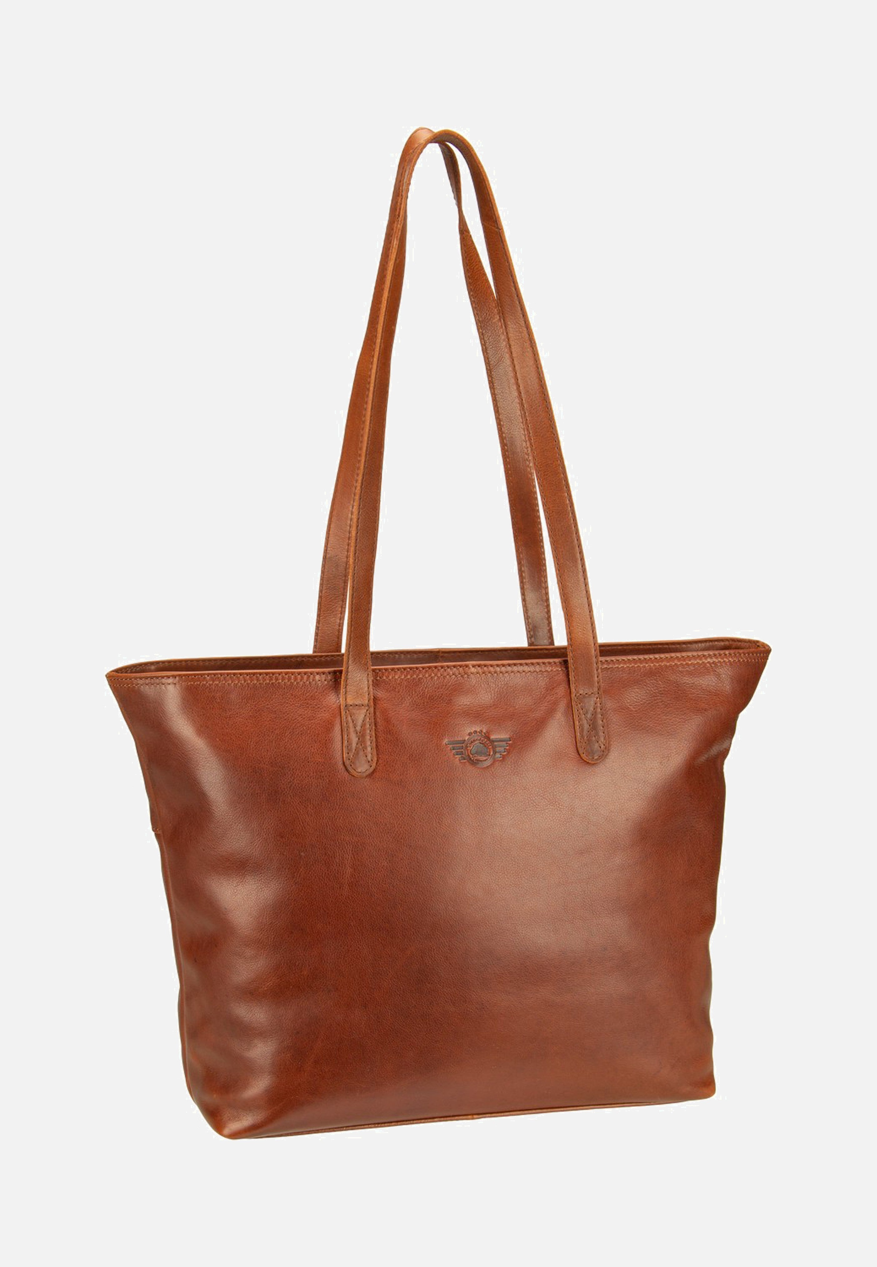 Greenburry Waxy Vintage XXL Shopper Tobacco Nut Shopping Bag