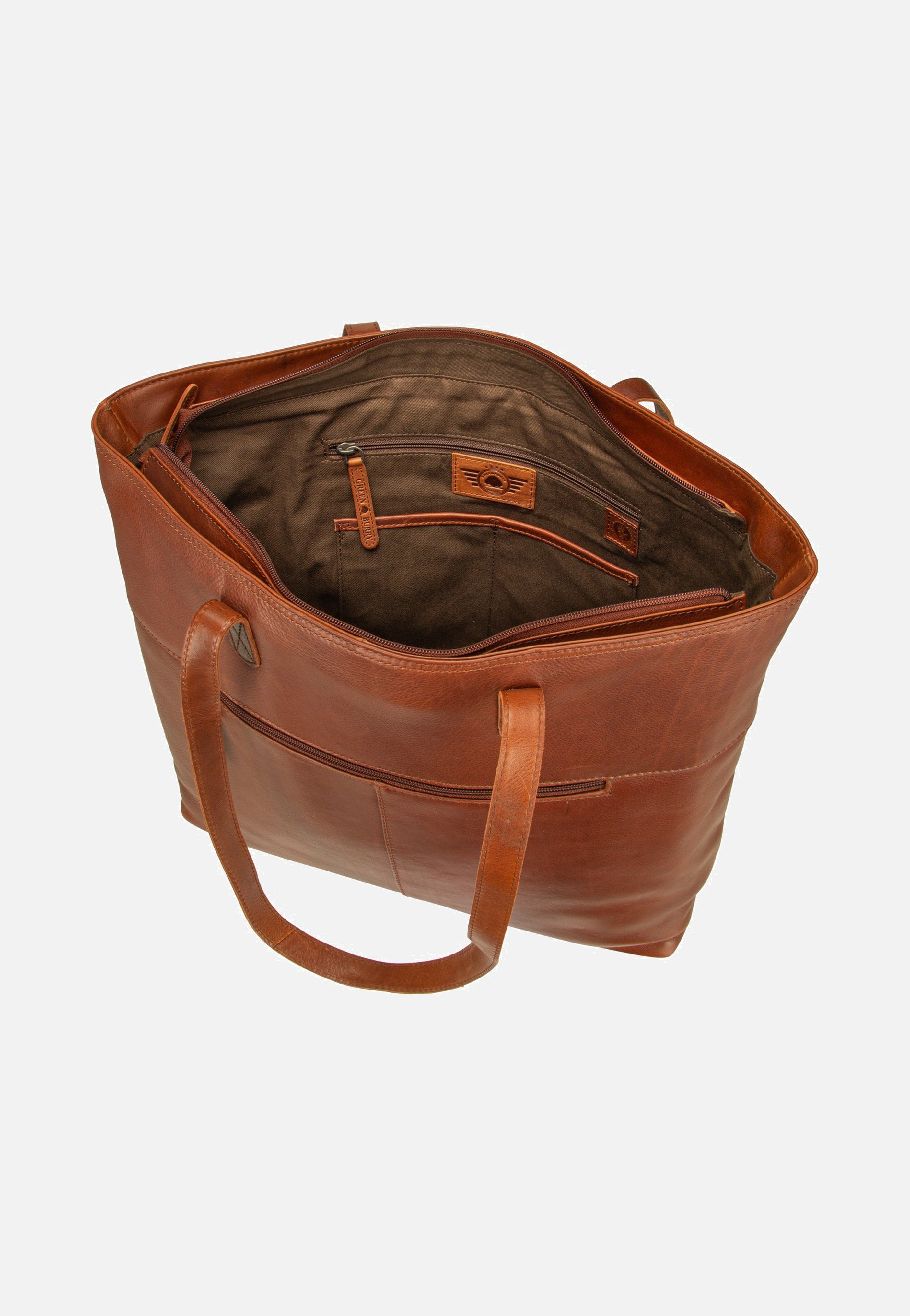 Greenburry - Waxy Vintage XXL Shopper Tobacco Nut - Shopping Bag | Neutral-Image