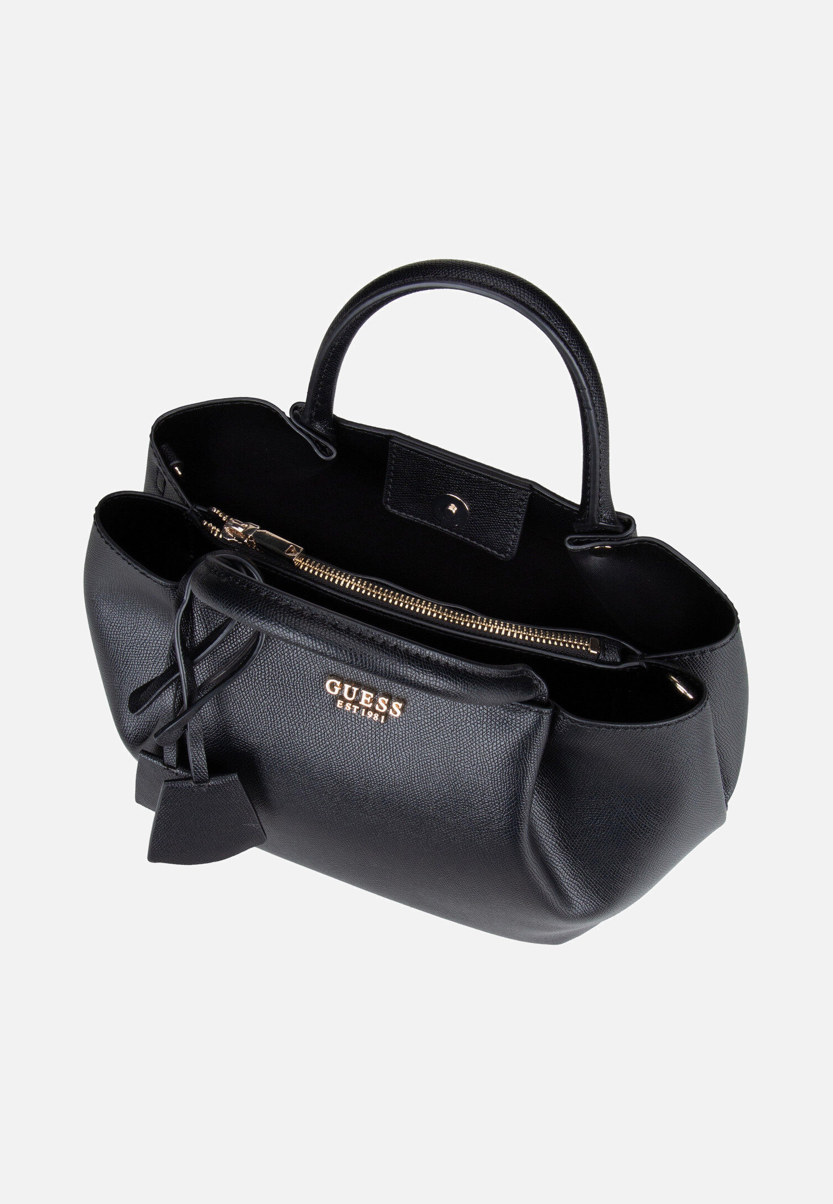 Guess - Amorette Girlfriend SAT 98060 Black - Handle Bag | Women-Image