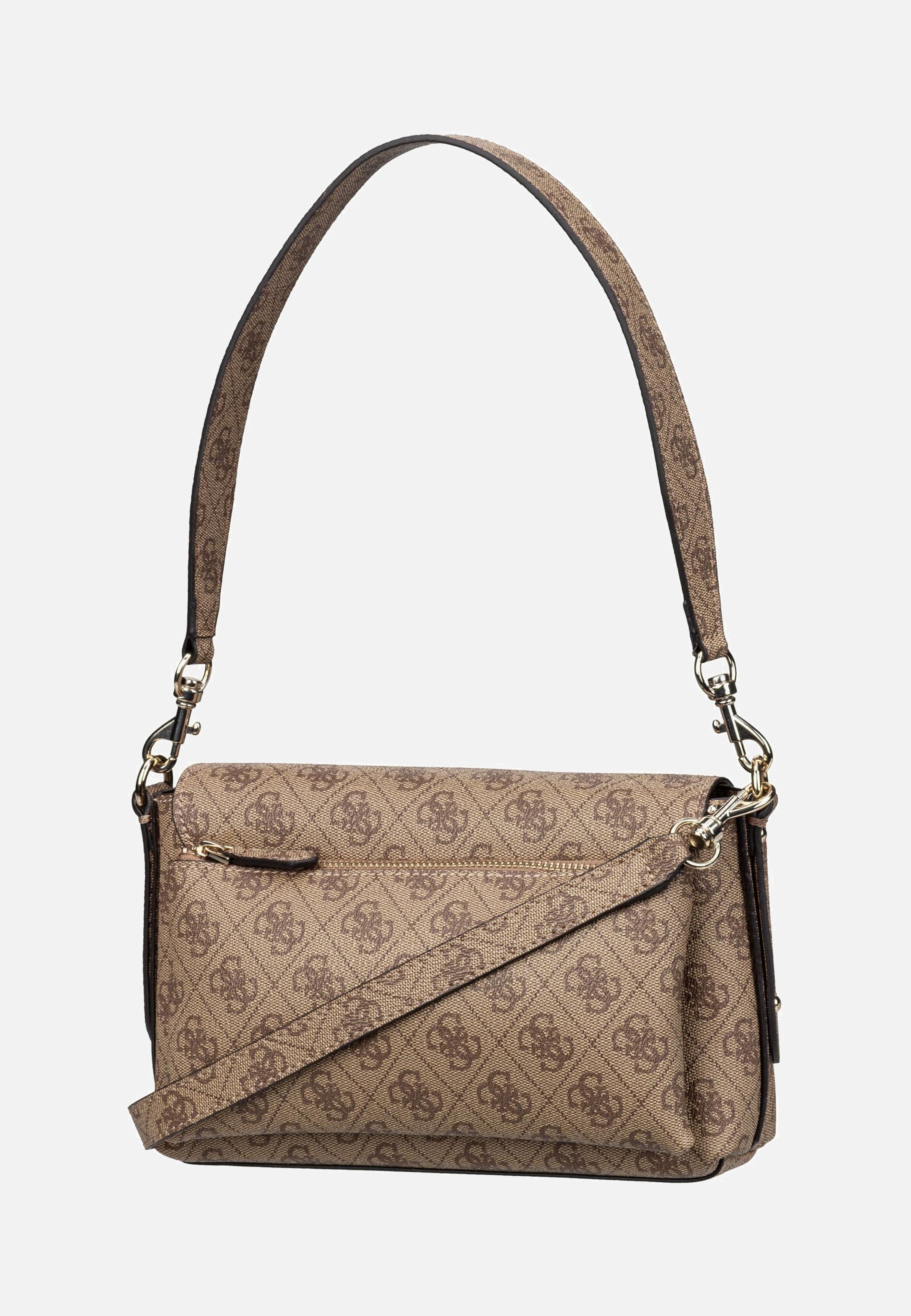 Guess - Brenton Flap Logo 48190 Latte - Shoulder Bag | Women-Image