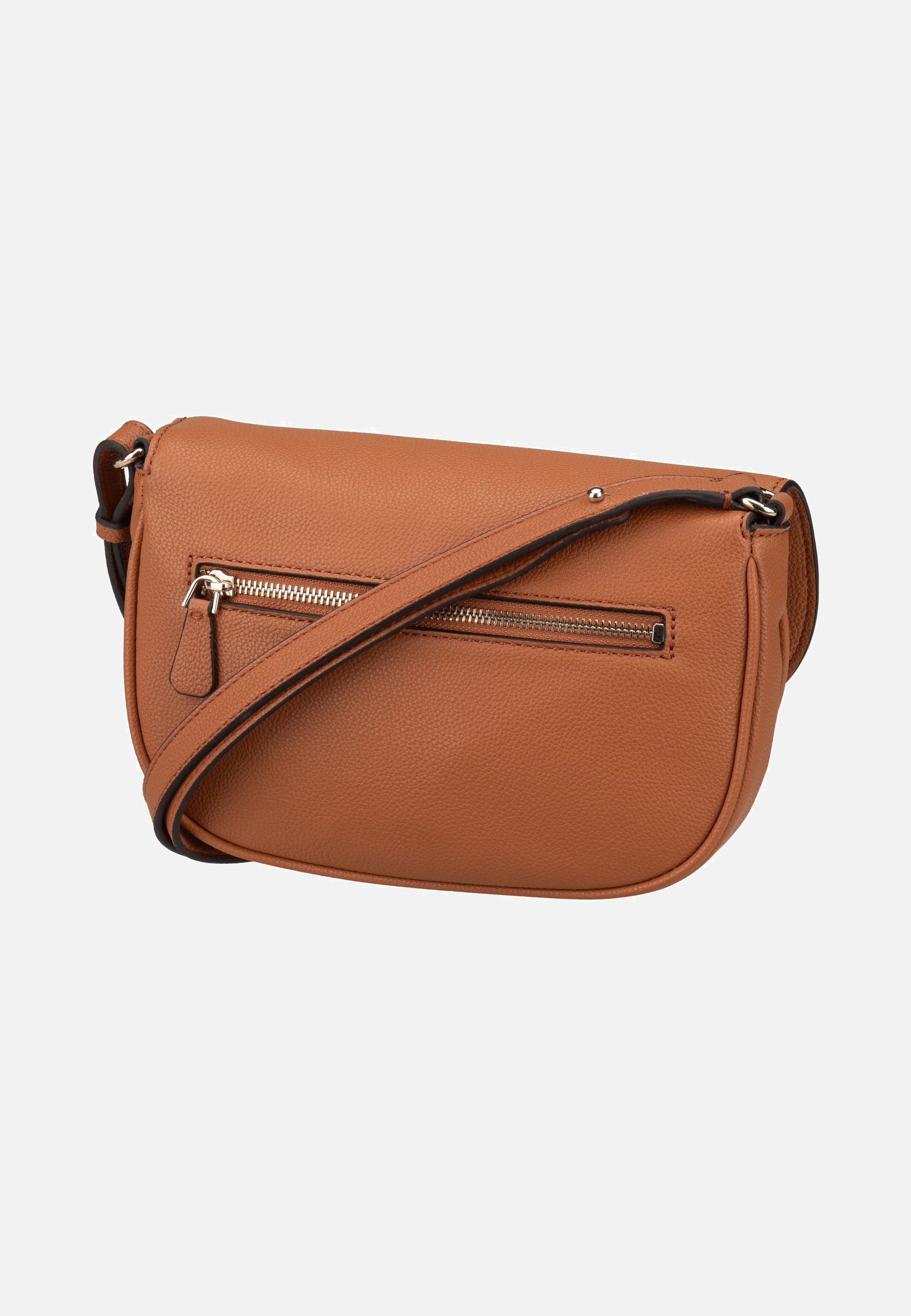 Guess - Calebra Conv XBody Flap 36210 Cognac - Saddle Bag | Women-Image
