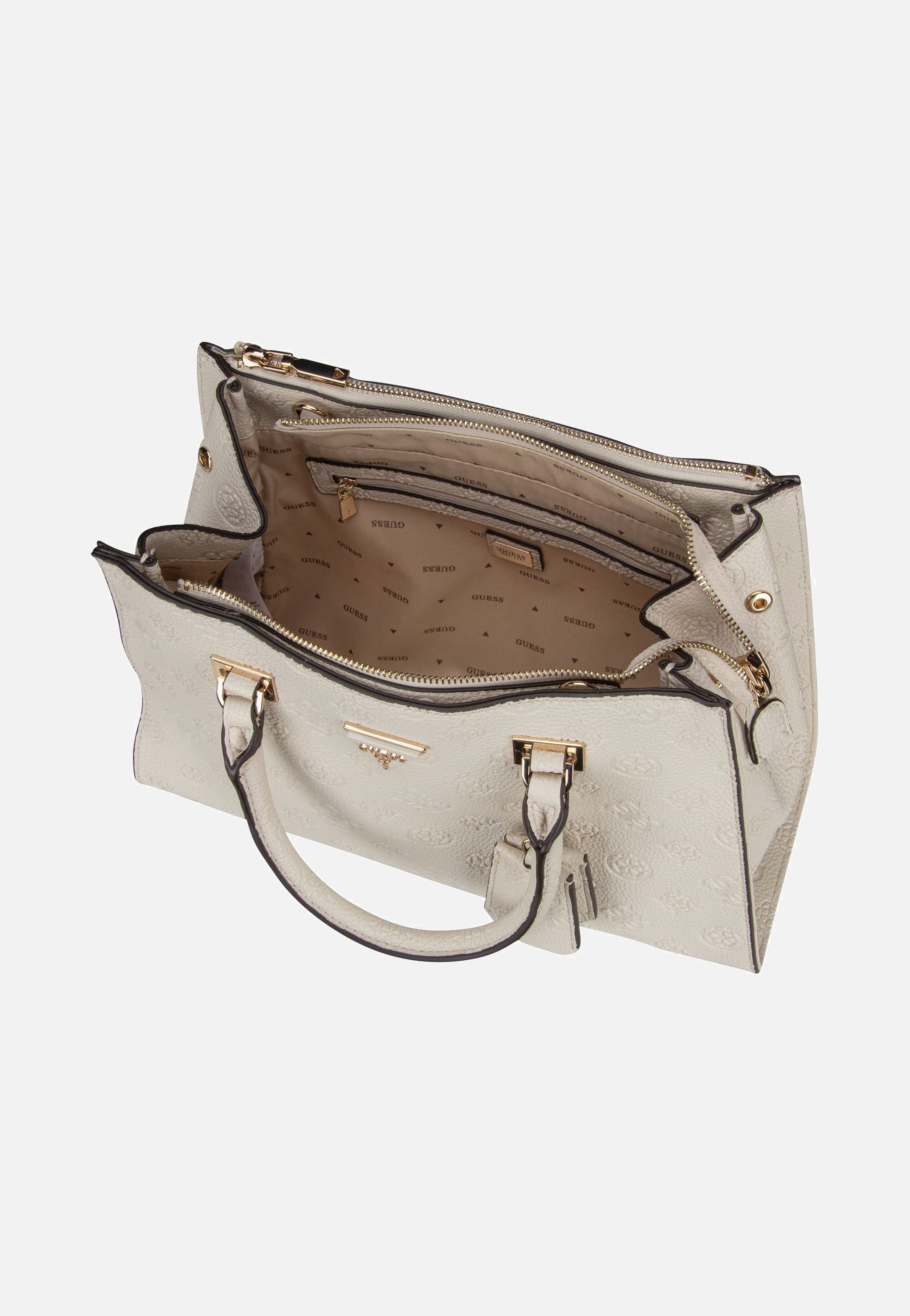 Guess - Cresidia 2 Society SAT 88070 Bone - Handle Bag | Women-Image