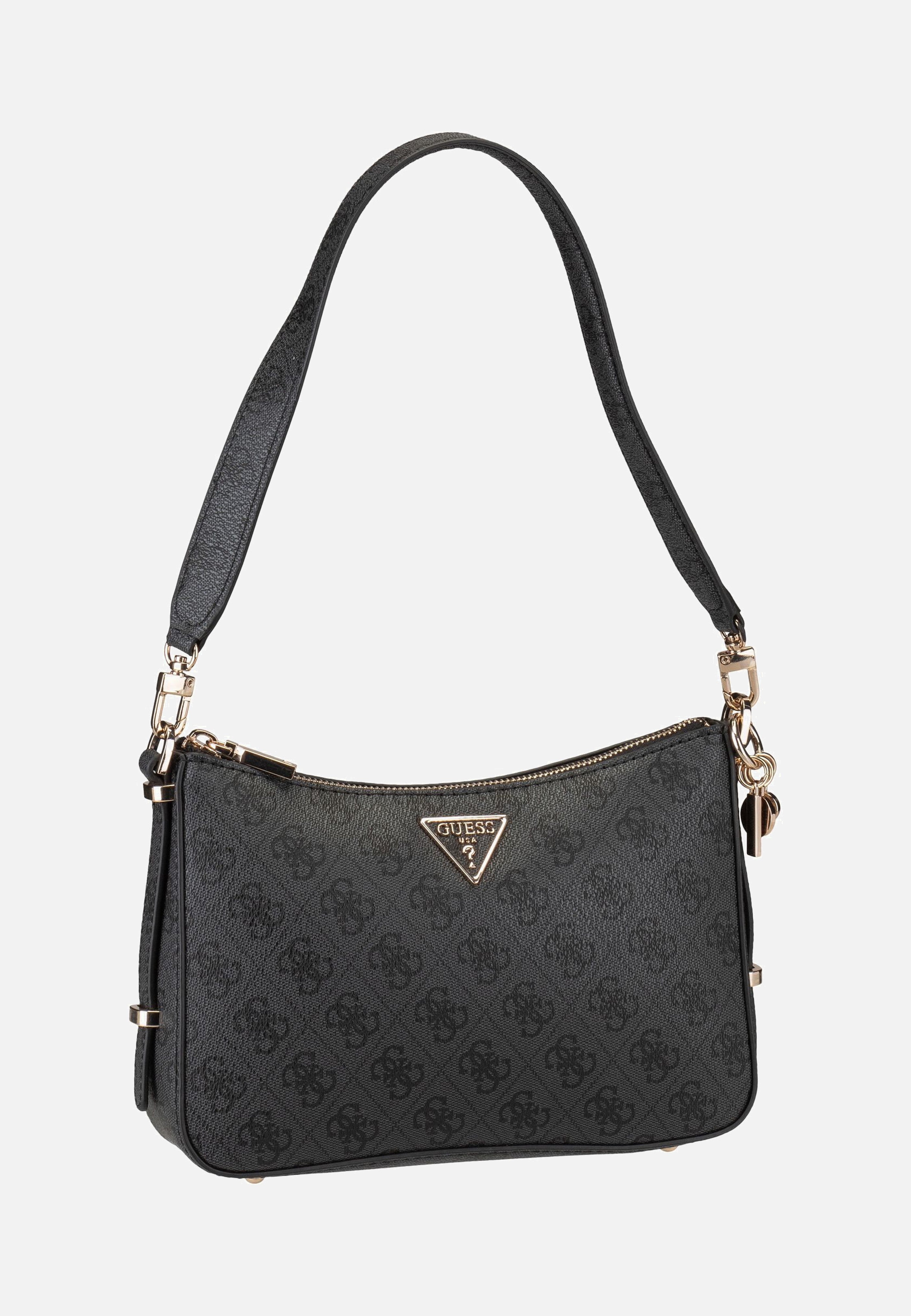 Guess Eco Erica Top Zip 51018 Coal - Shoulder Bag | Sakoi