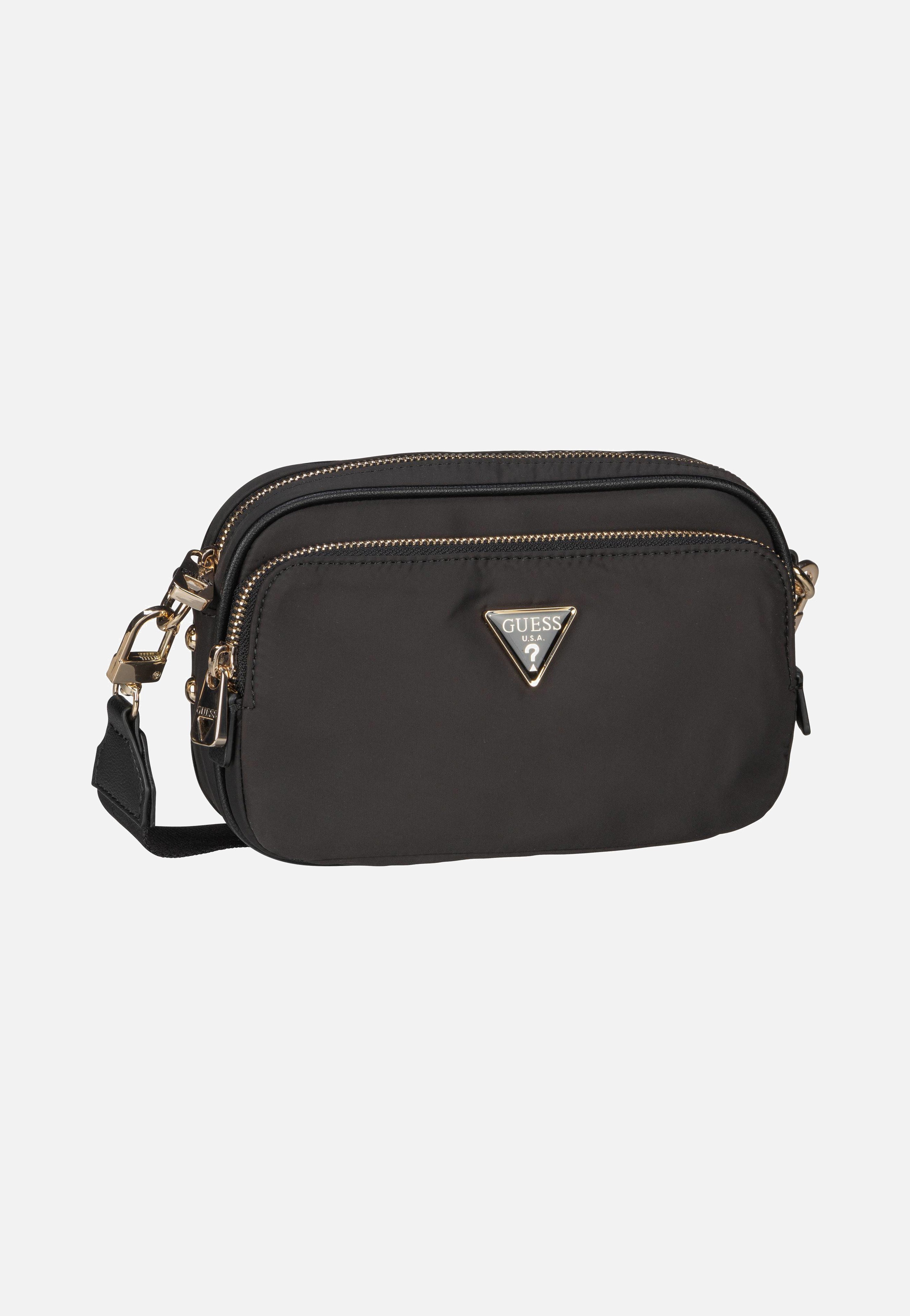 Guess Eco Gemma Camera Black Crossbody Bag
