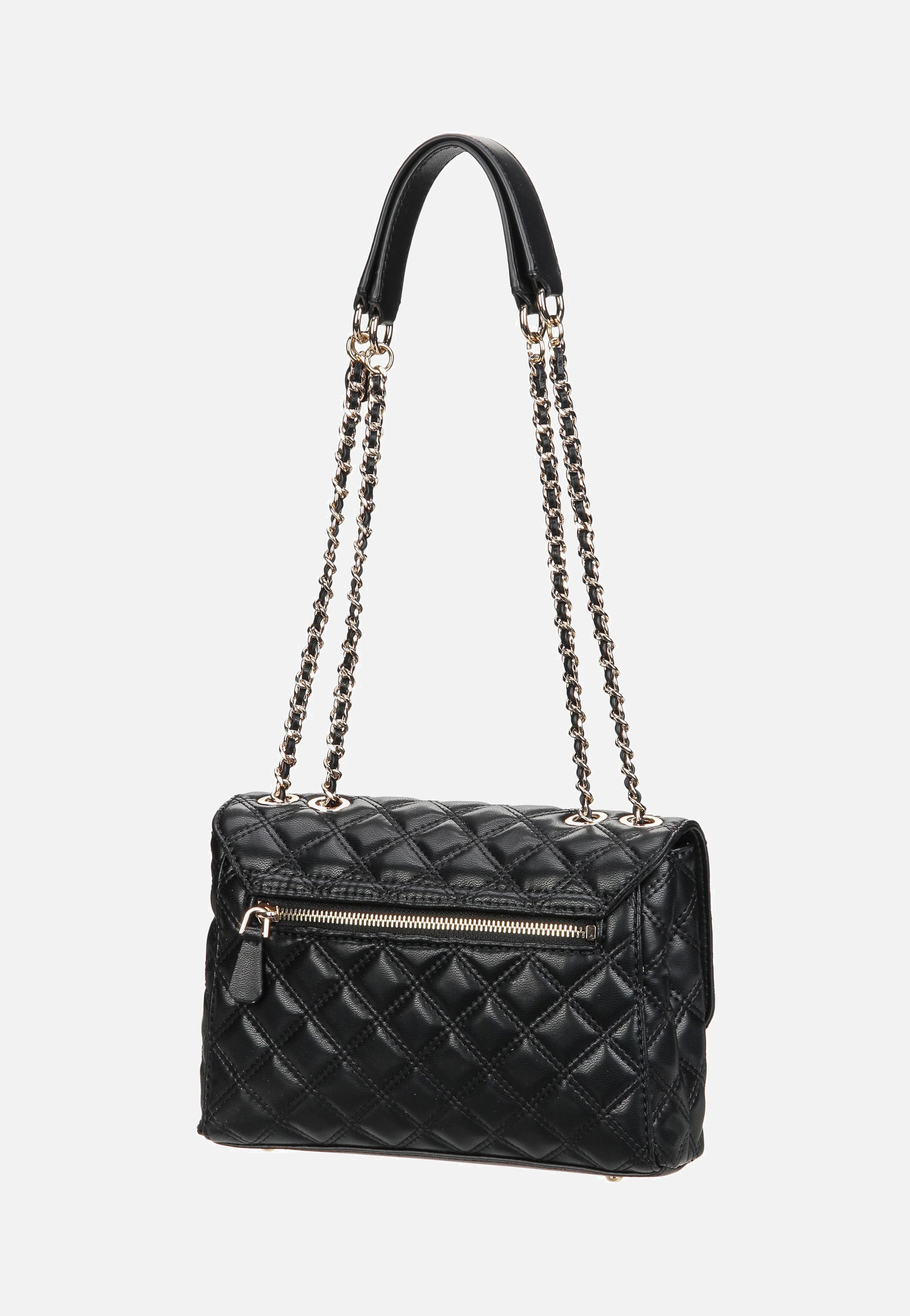Guess Giully II 2 Comp Conv Flap 73200 Black Evening Bag