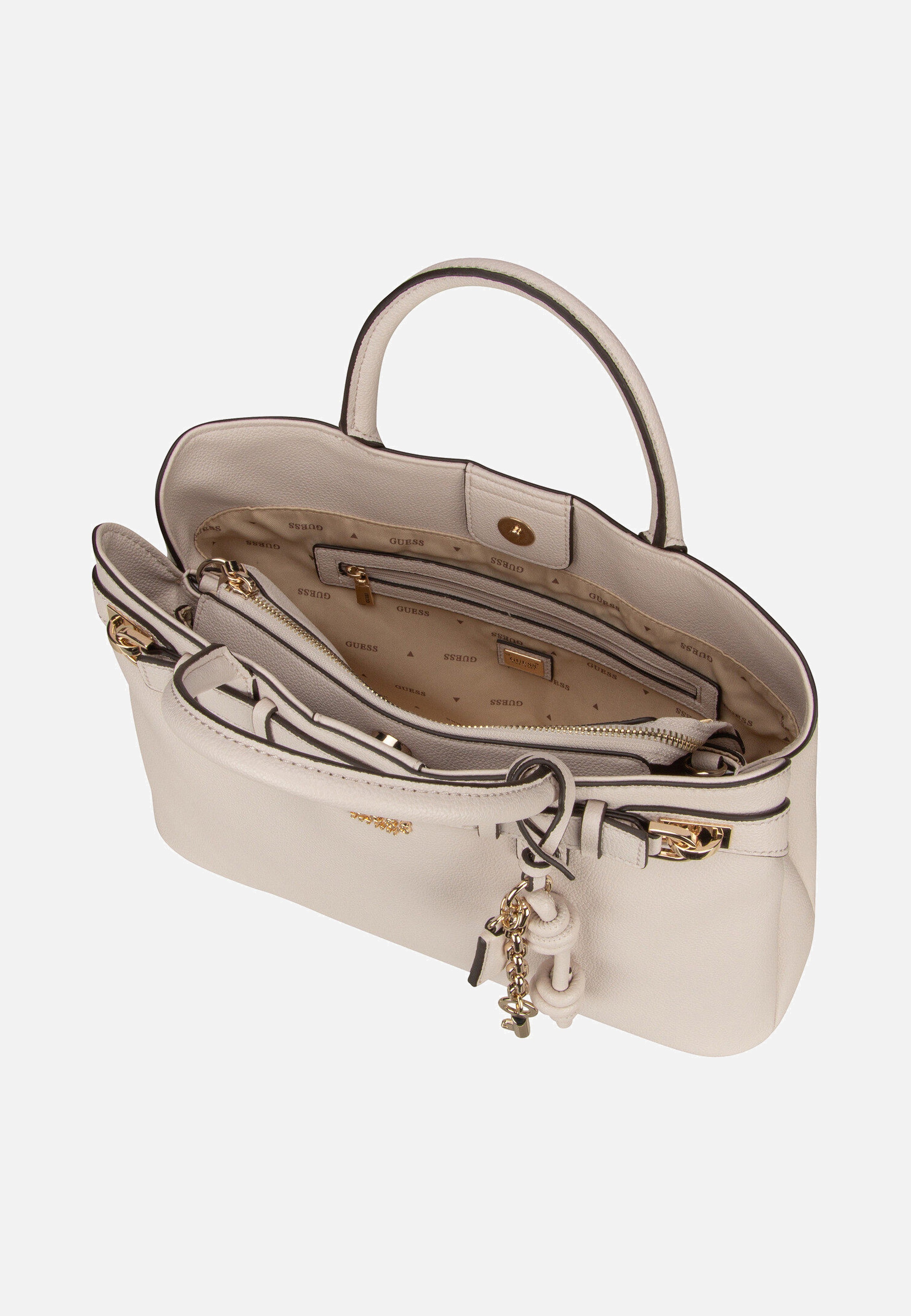 Guess - Gregoria LRG Gfriend Satchel 46070 Stone - Satchel | Women-Image