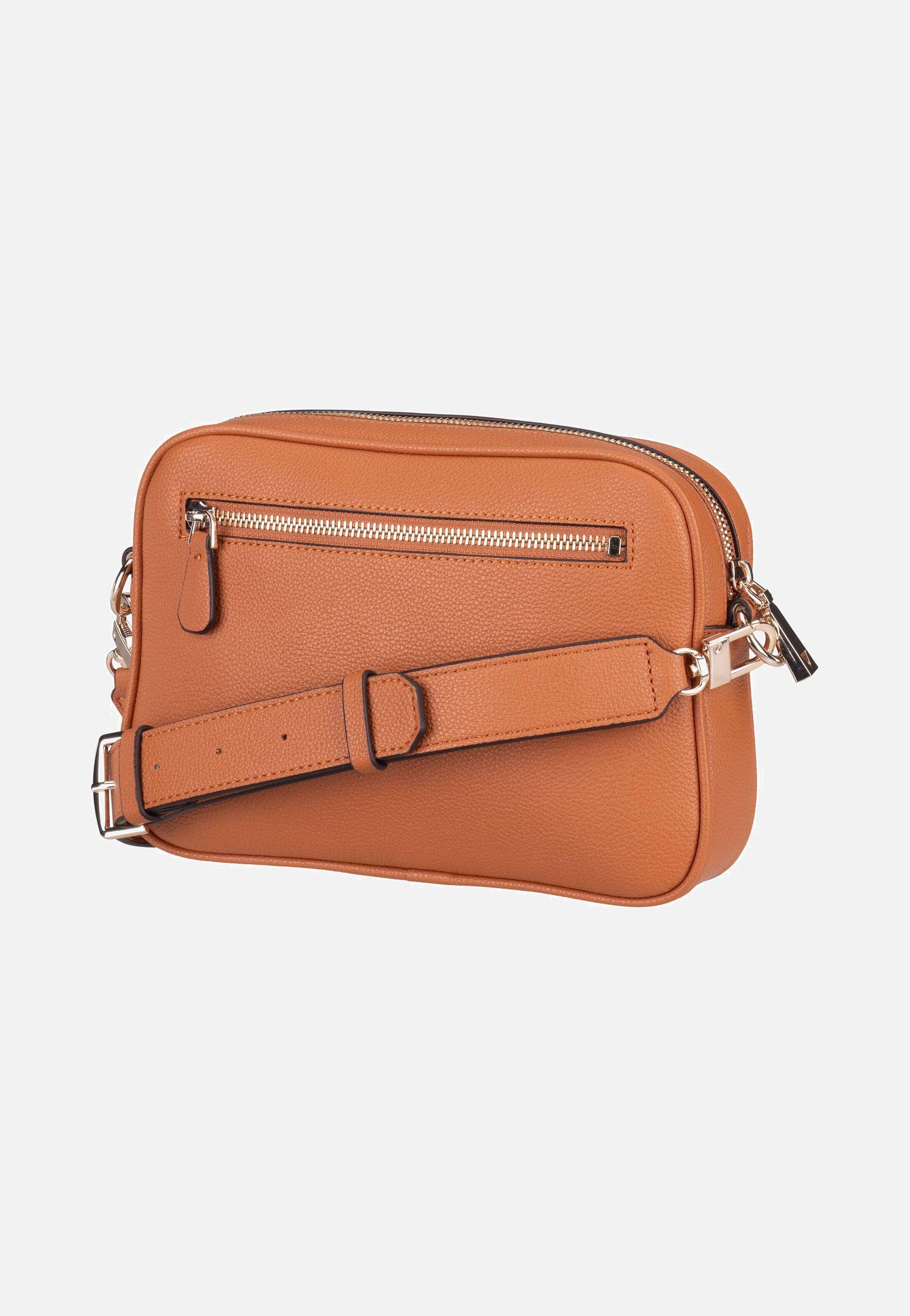 Guess Meridian 2 Camera Bag 74140 Cognac Crossbody Bag