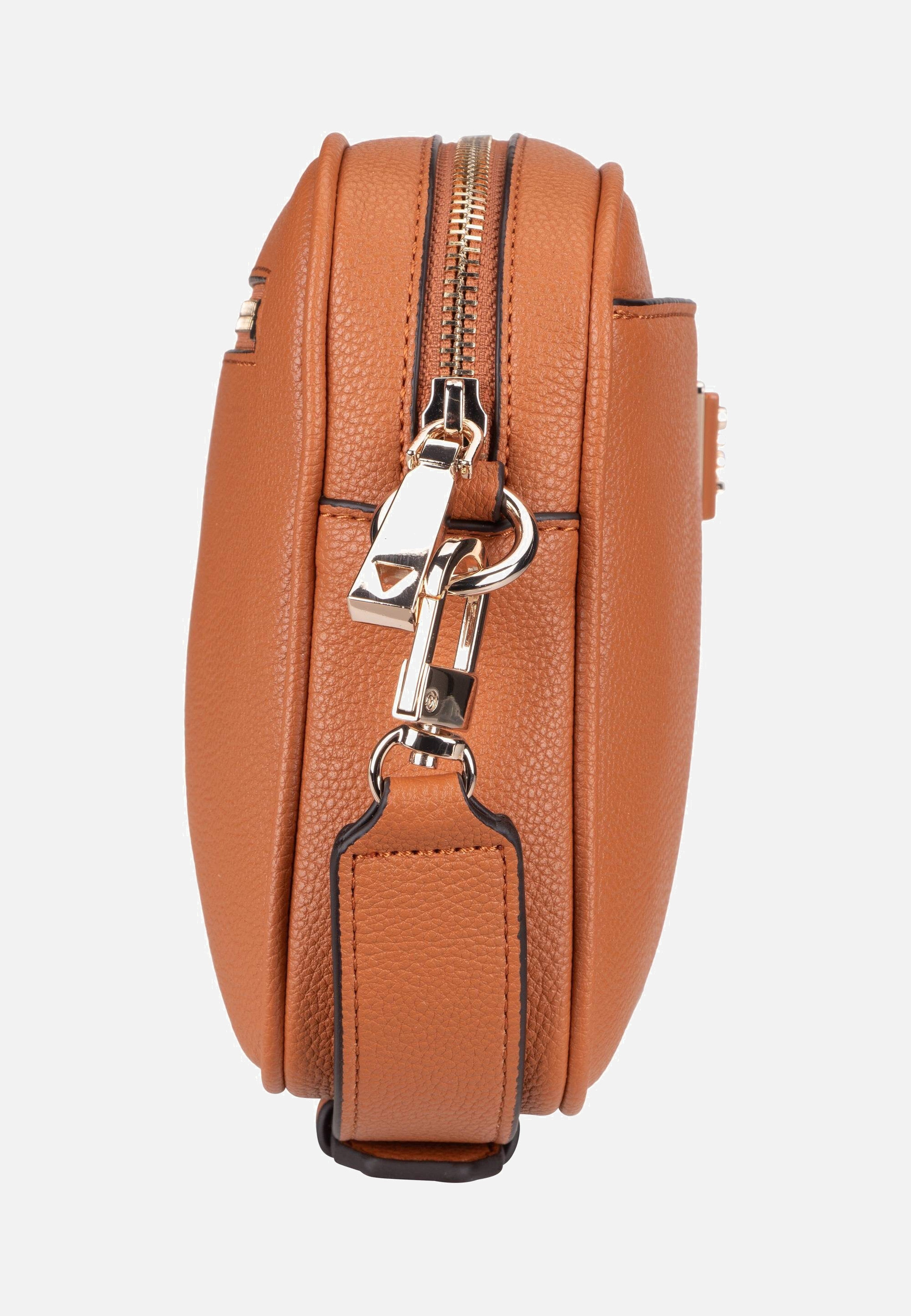 Guess - Meridian 2 Camera Bag 74140 Cognac - Crossbody Bag | Women-Image