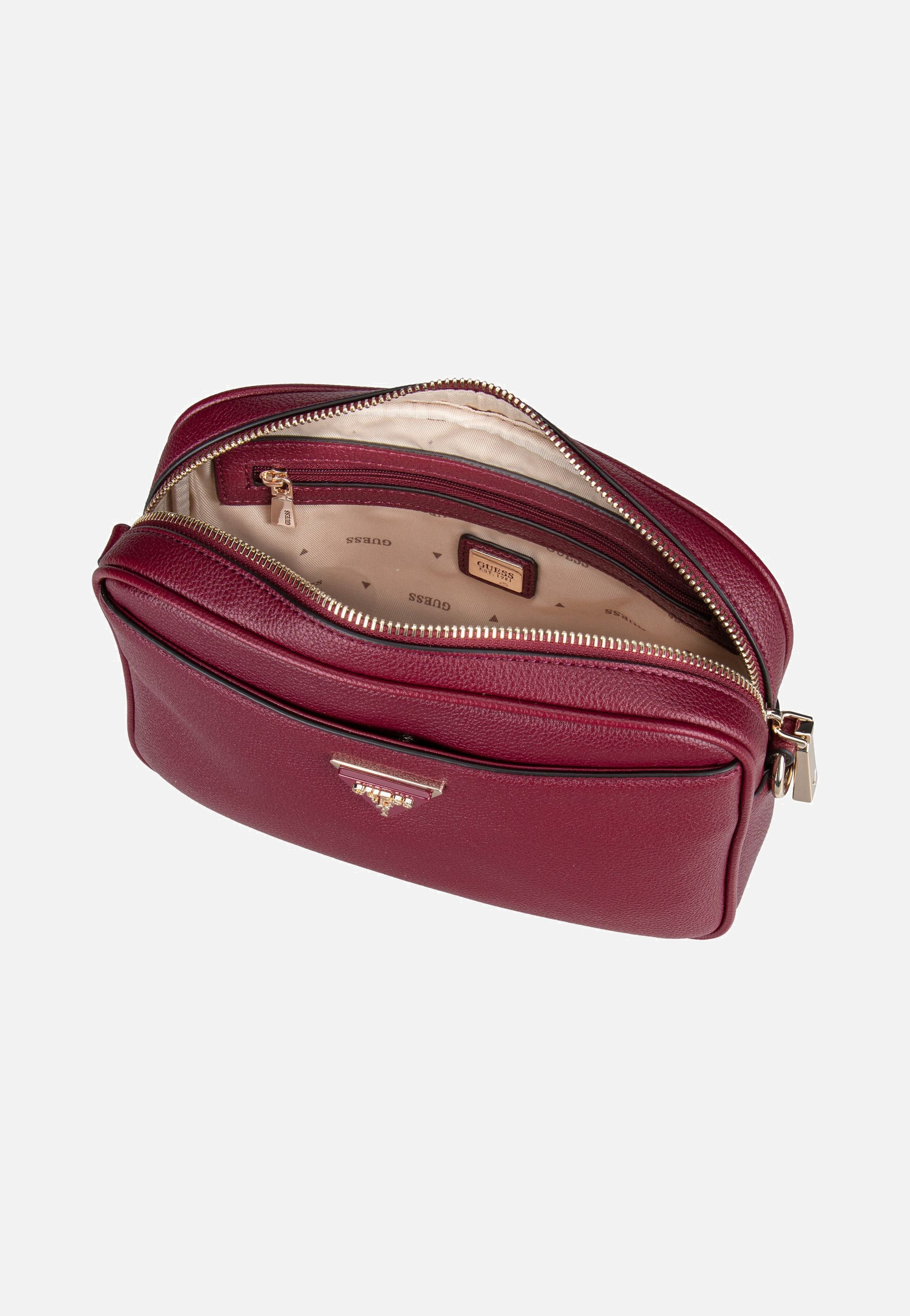 Guess Meridian 2 Camera Bag 74140 Wine Crossbody Bag