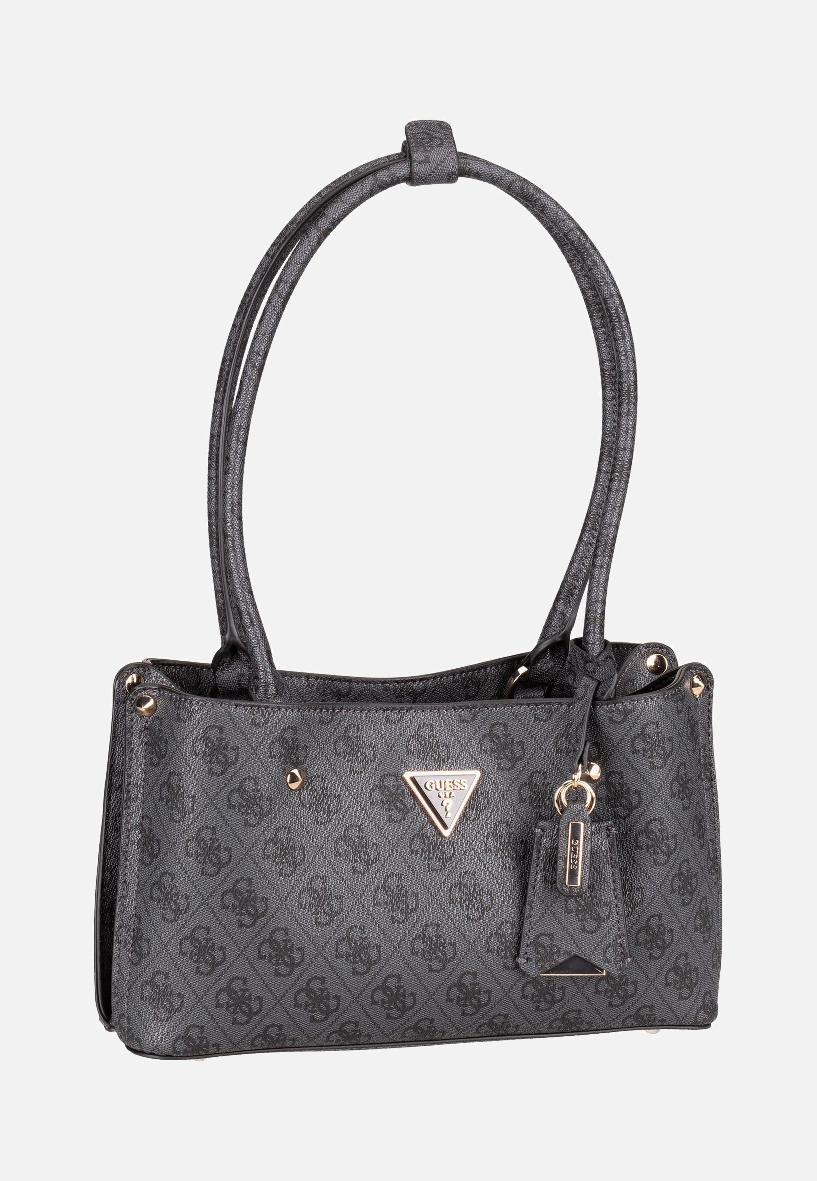 Guess Meridian 2 Shoulder SAT 74090 Coal Logo - Shoulder Bag | Sakoi