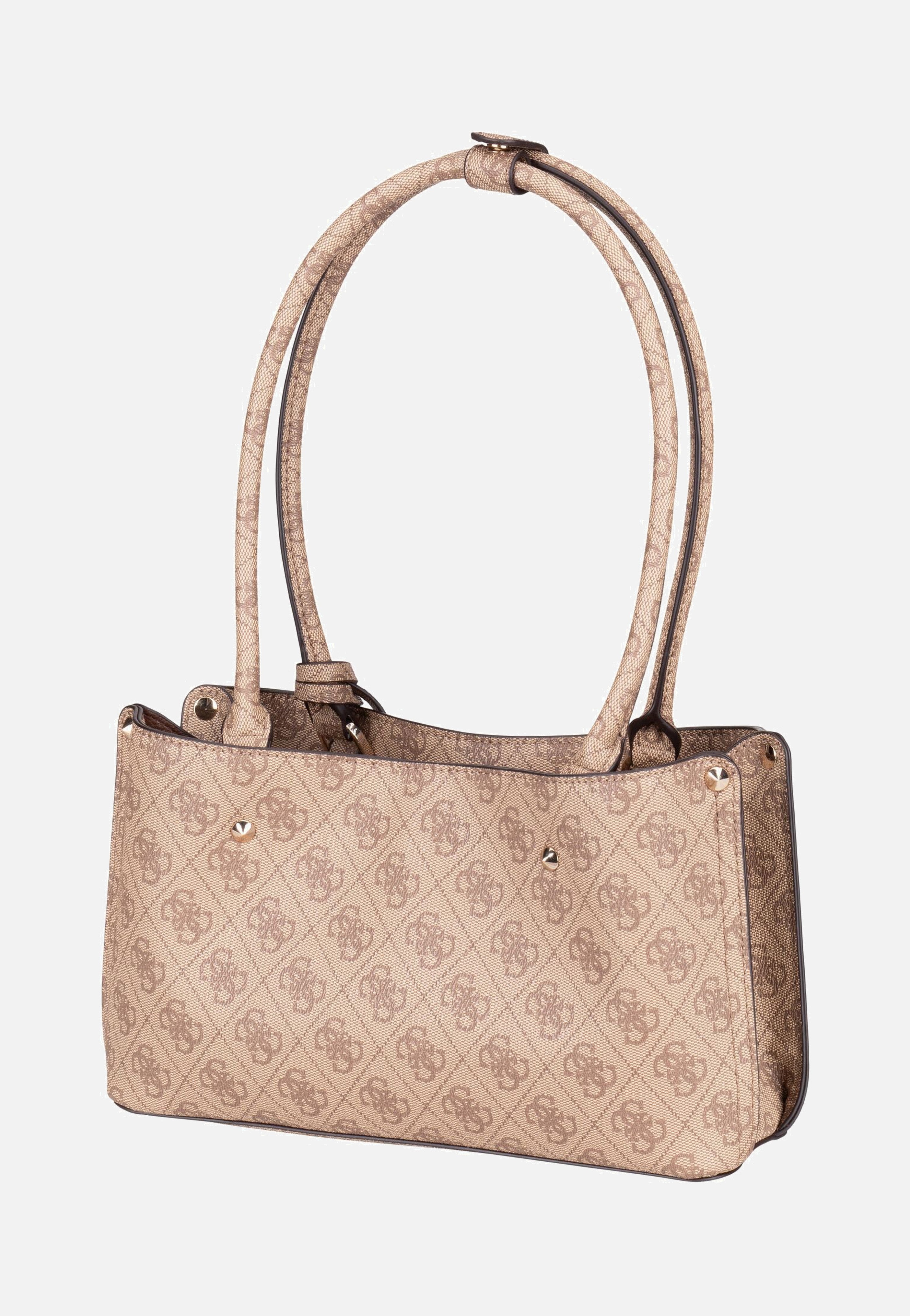 Guess - Meridian 2 Shoulder SAT 74090 Latte Logo - Shoulder Bag | Women-Image