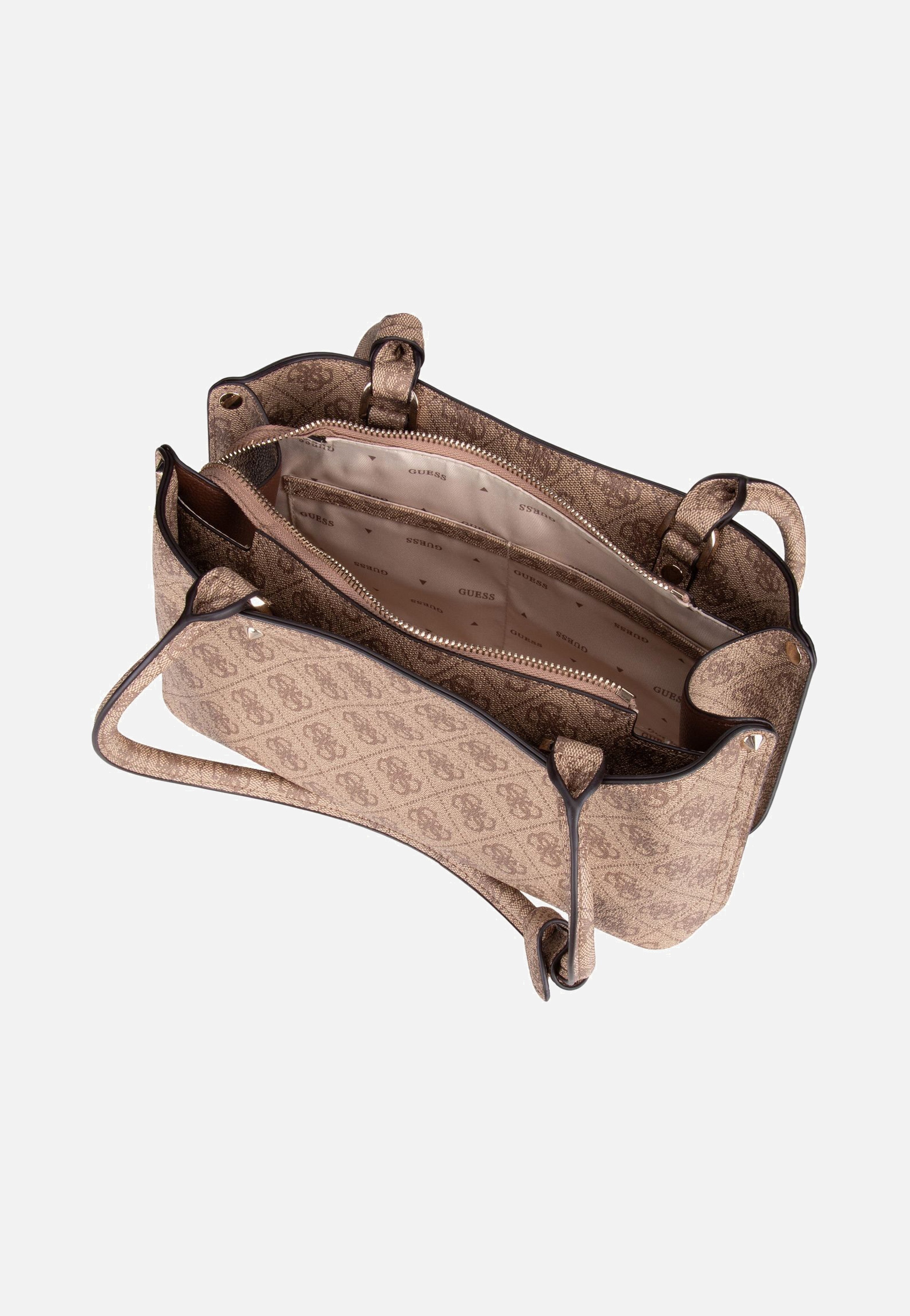 Guess - Meridian 2 Shoulder SAT 74090 Latte Logo - Shoulder Bag | Women-Image