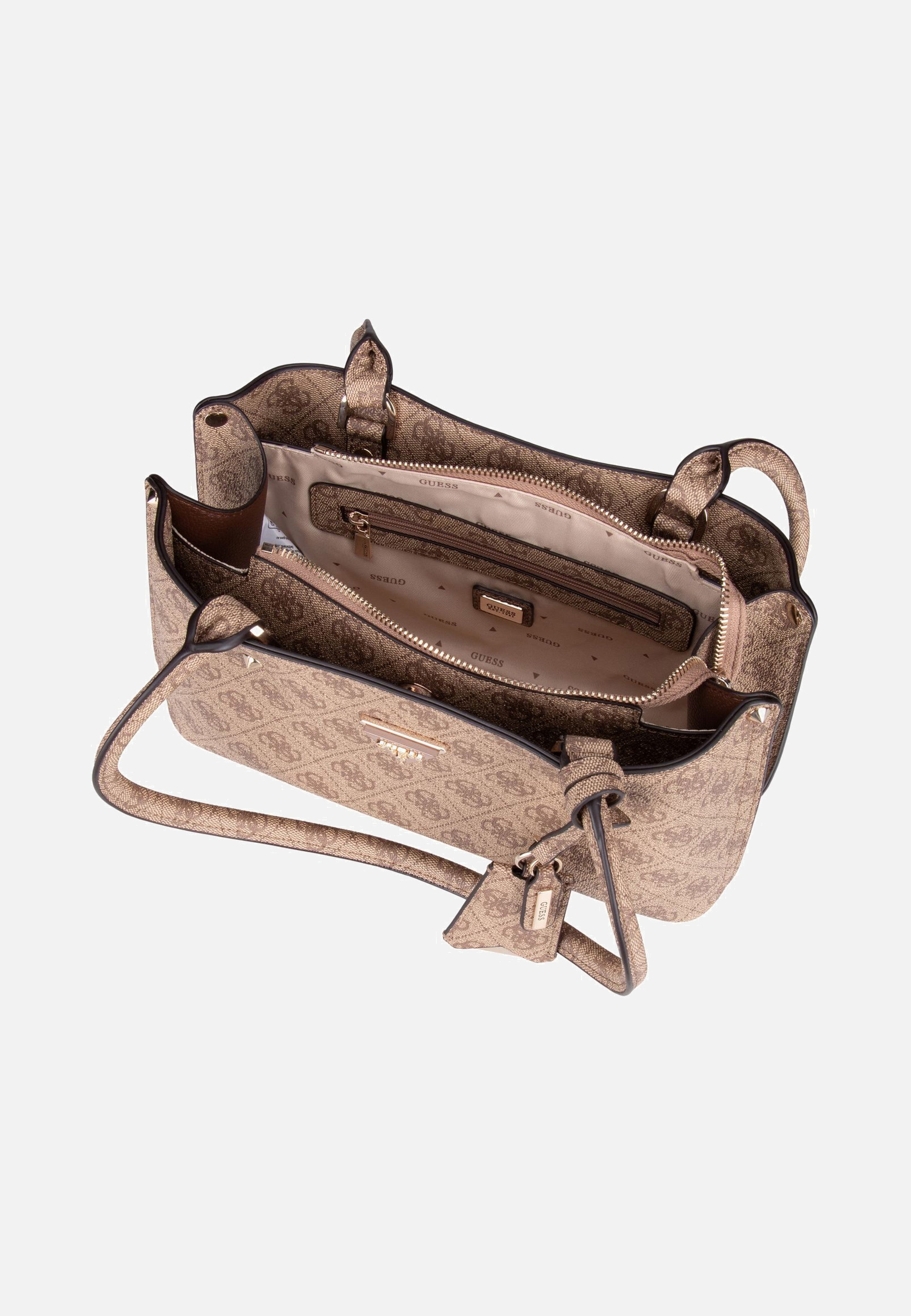 Guess - Meridian 2 Shoulder SAT 74090 Latte Logo - Shoulder Bag | Women-Image